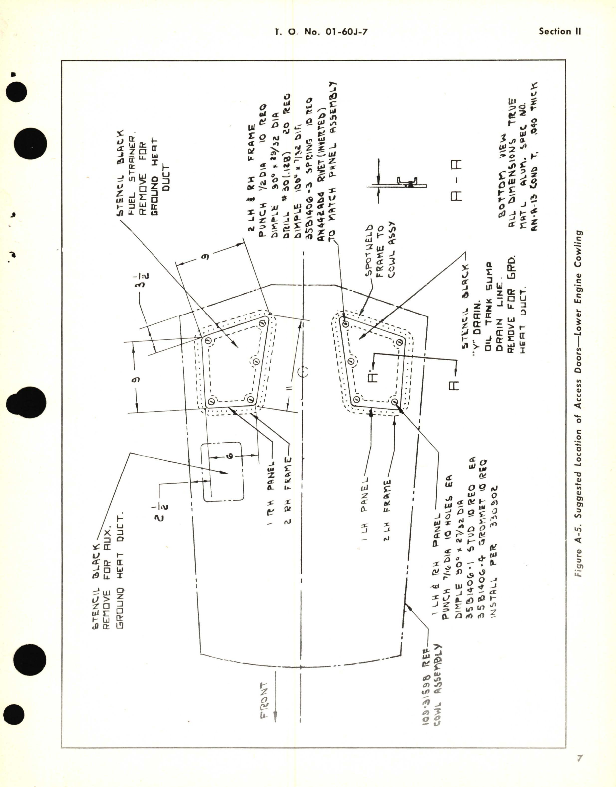 Sample page 7 from AirCorps Library document: Winterization Instructions and Check List for USAF F-51D, RF-51D, and F-51H