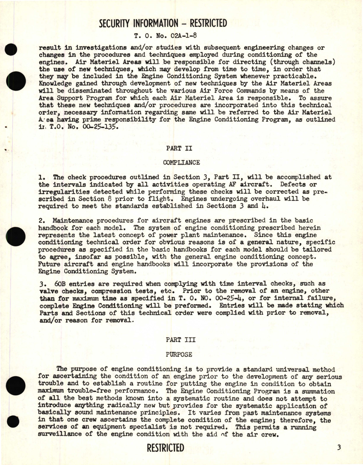 Sample page 5 from AirCorps Library document: Engine Conditioning