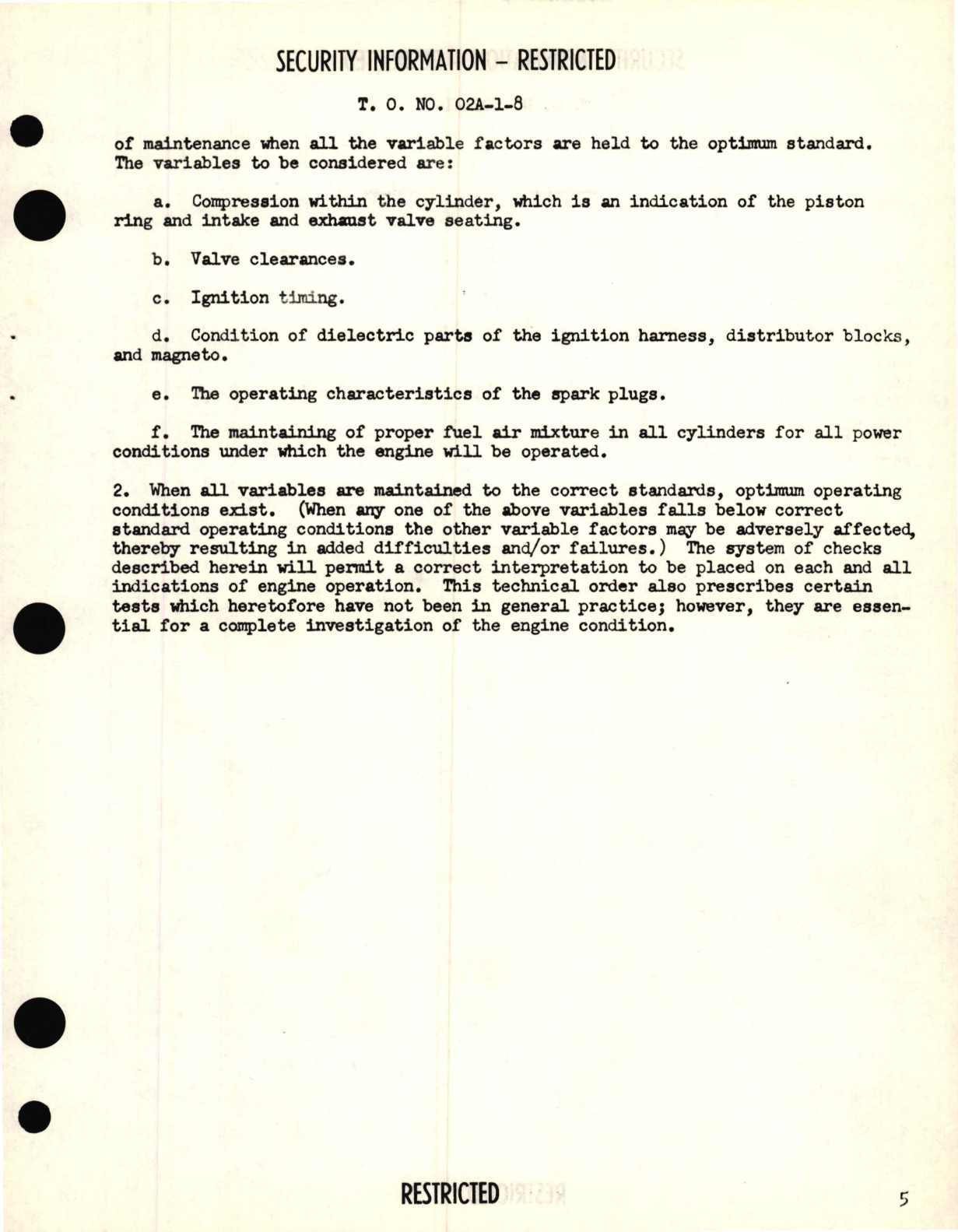 Sample page 7 from AirCorps Library document: Engine Conditioning