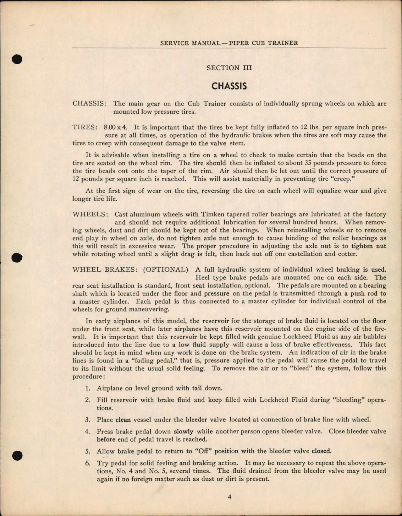 Sample page 7 from AirCorps Library document: Service Manual for Piper Cub Trainer