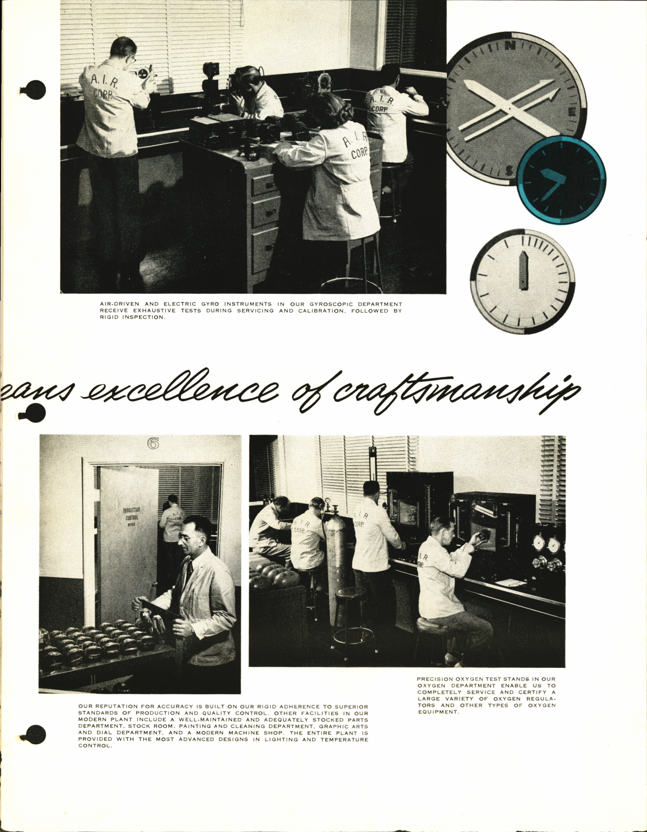 Sample page 5 from AirCorps Library document: Aircraft Instruments Oxygen Equipment Catalog