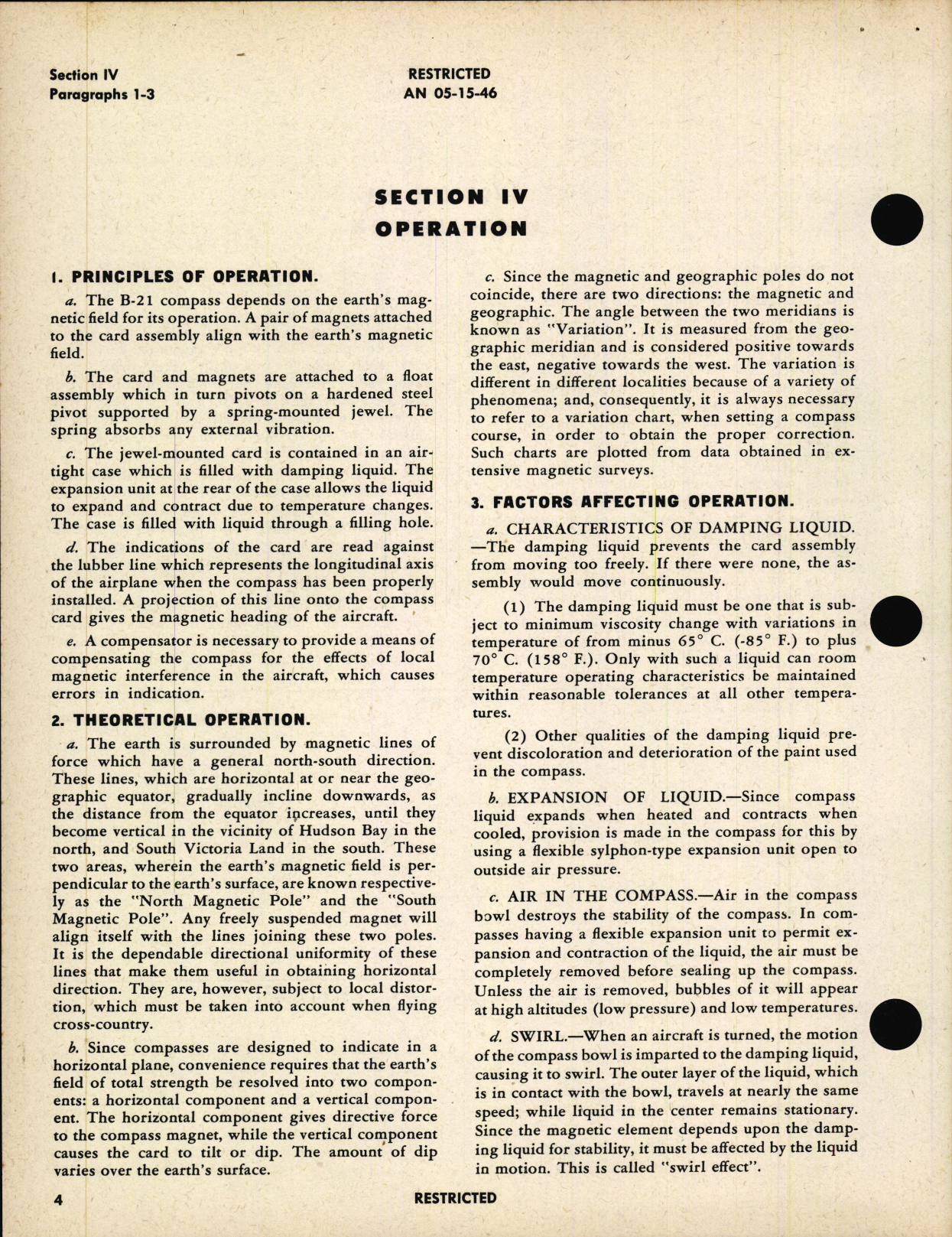 Sample page 8 from AirCorps Library document: Handbook of Instructions with Parts Catalog for Magnetic Compass Type B-21