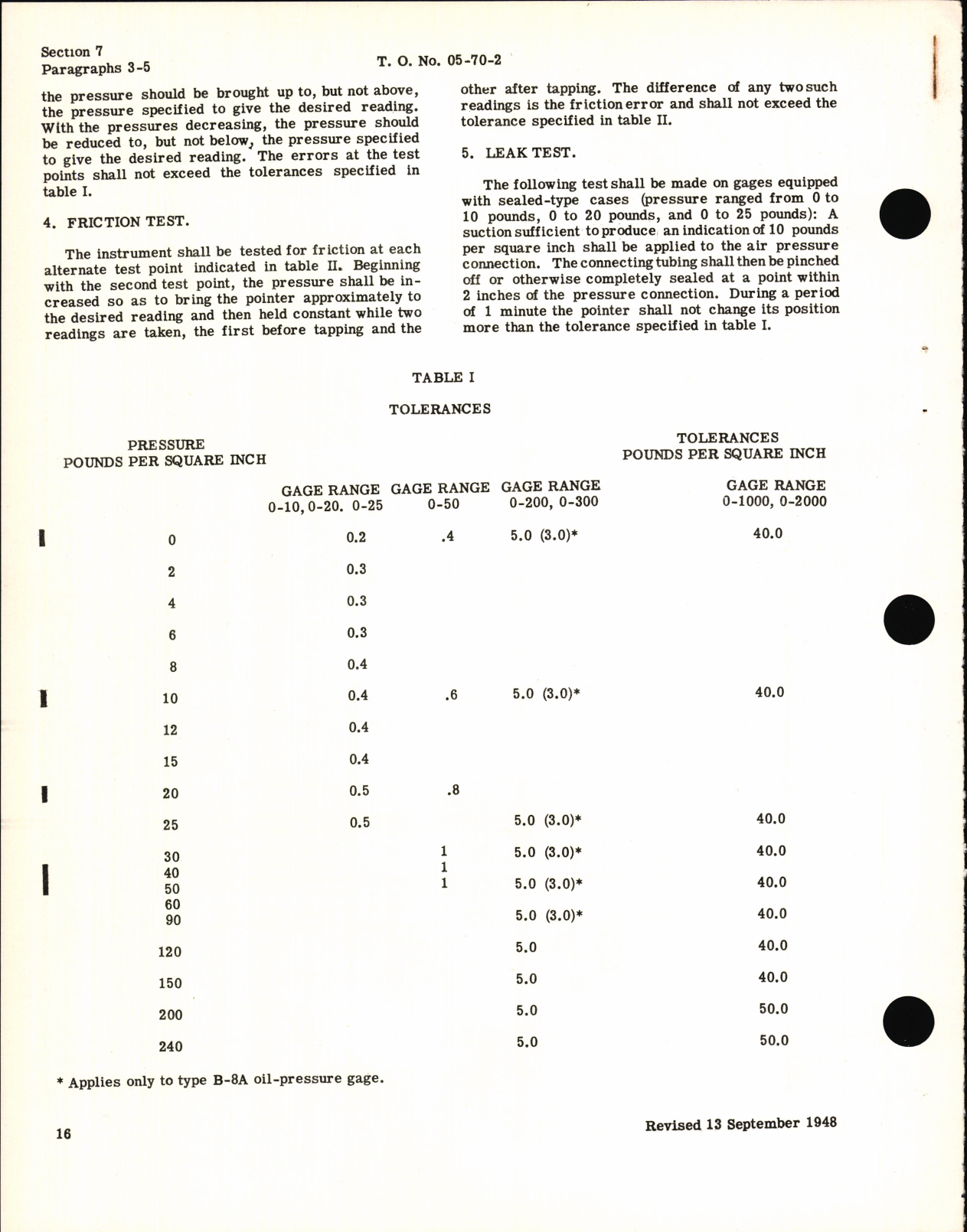 Sample page 8 from AirCorps Library document: Operation, Service, & Overhaul Instructions for Pressure Gages