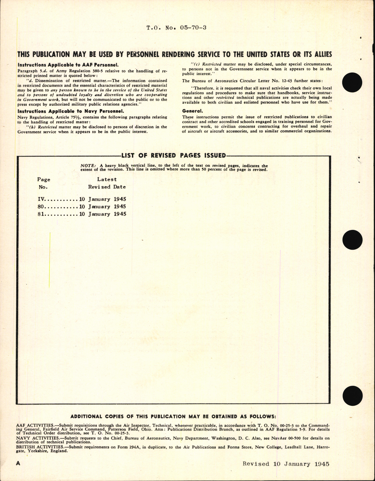 Sample page 8 from AirCorps Library document: Parts Catalog for Pressure Gages