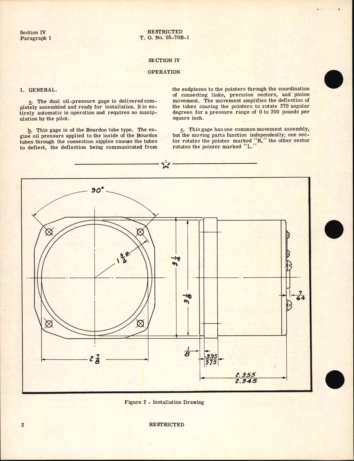 Sample page 6 from AirCorps Library document: Handbook of Instructions with Parts Catalog for Type AN 5772-2 Dual Oil Pressure Gage
