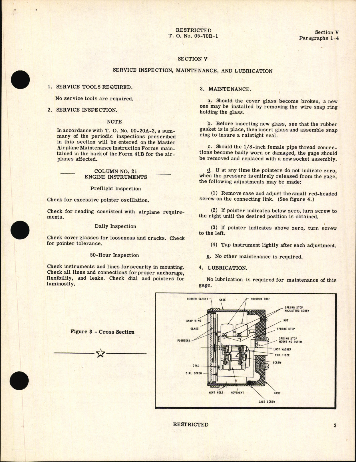 Sample page 7 from AirCorps Library document: Handbook of Instructions with Parts Catalog for Type AN 5772-2 Dual Oil Pressure Gage