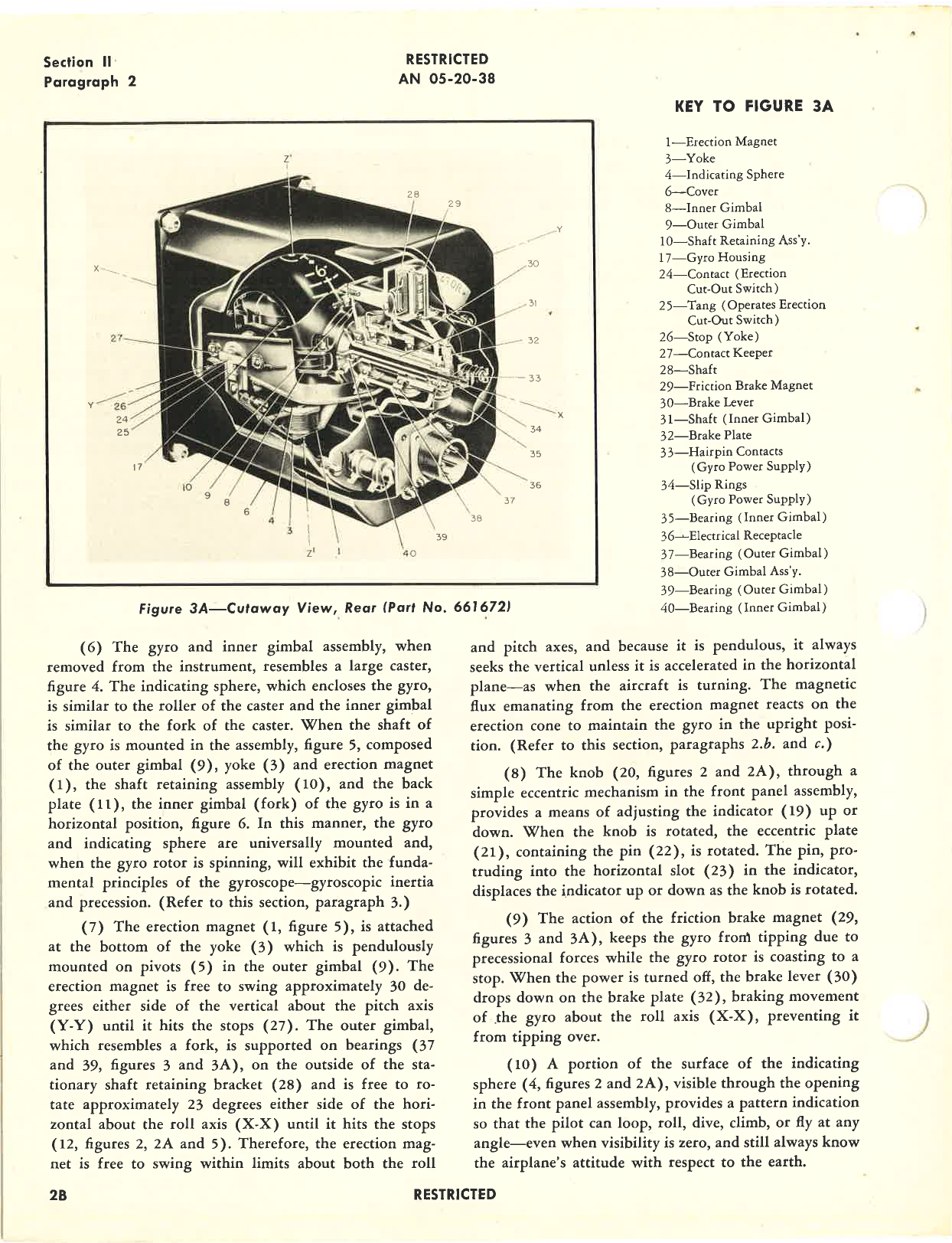 Sample page 8 from AirCorps Library document: Operation and Service Instructions for Attitude Gyro Indicator Navy R88-I-1310 and Universal Attitude Gyro Indicator Type J-1