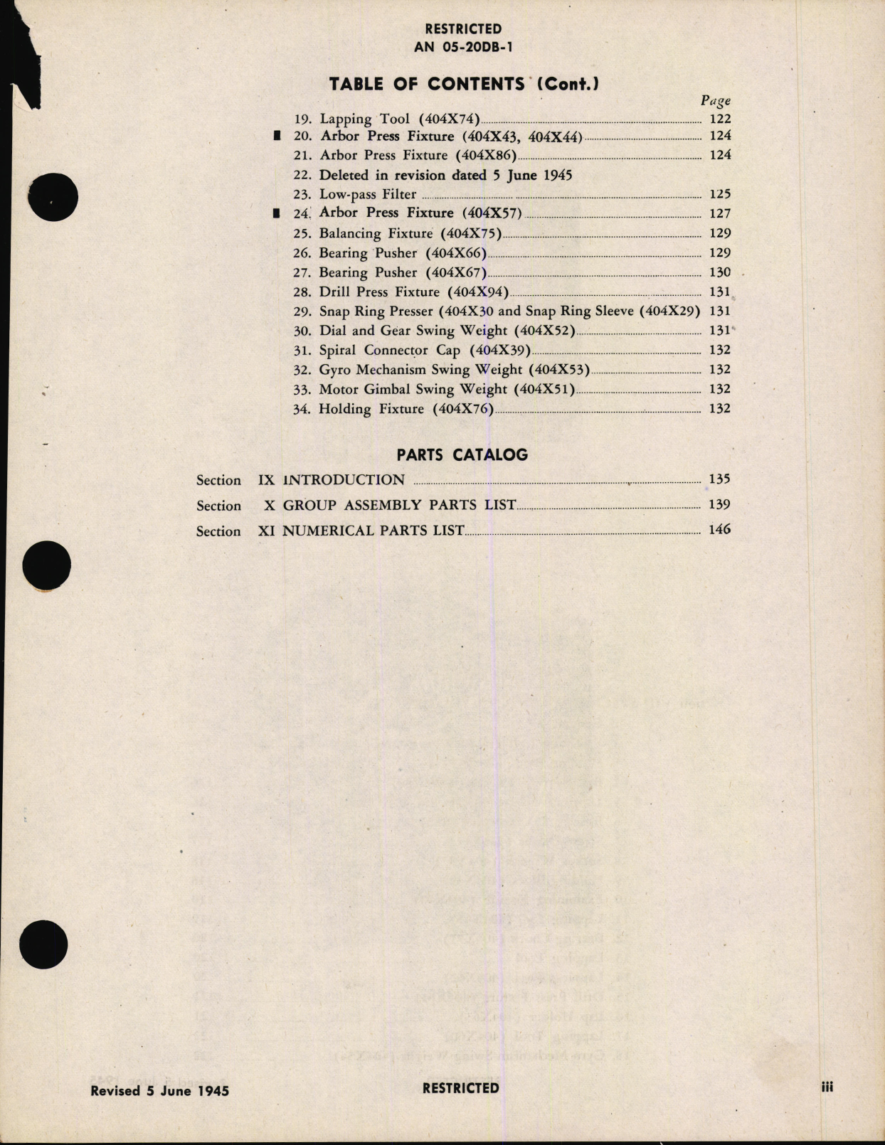 Sample page 5 from AirCorps Library document: Operation, Service & Overhaul Inst with Parts Catalog for Directional Gyro Turn Indicator Type C-1 F.S.S.C. No. 88-I-1005