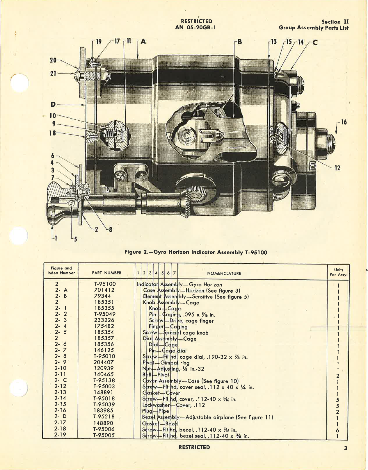 Sample page 5 from AirCorps Library document: Parts Catalog for Type AN 5736-1 Gyro Horizon Indicator