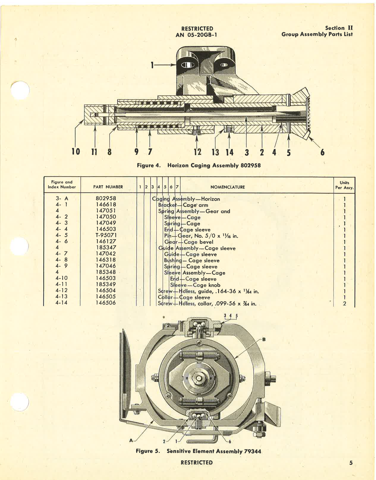 Sample page 7 from AirCorps Library document: Parts Catalog for Type AN 5736-1 Gyro Horizon Indicator