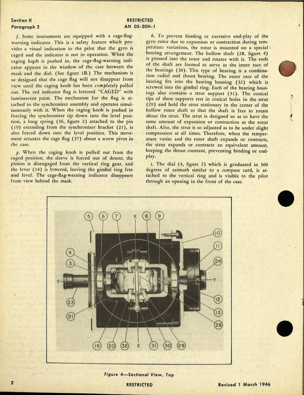 Sample page 6 from AirCorps Library document: Operation and Service Instructions for Directional Gyro Indicators