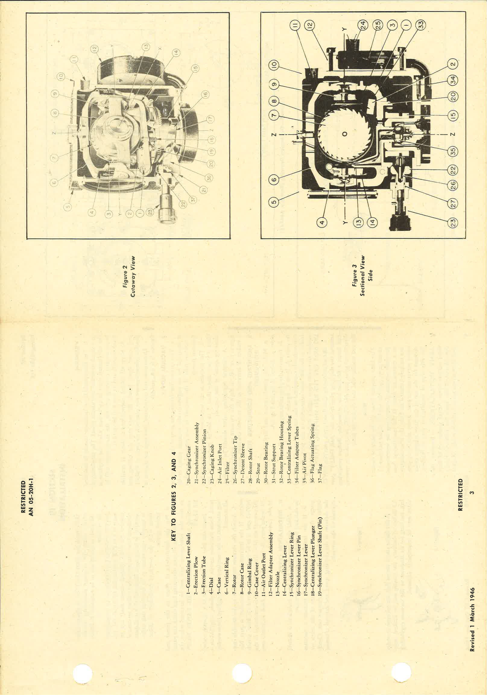 Sample page 7 from AirCorps Library document: Operation and Service Instructions for Directional Gyro Indicators