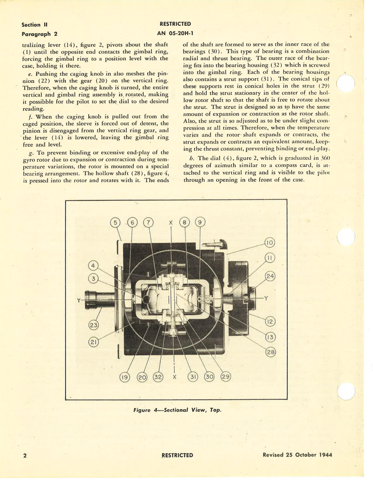 Sample page 6 from AirCorps Library document: Operation and Service Instructions for Directional Gyro Indicators Type AN 5735-1