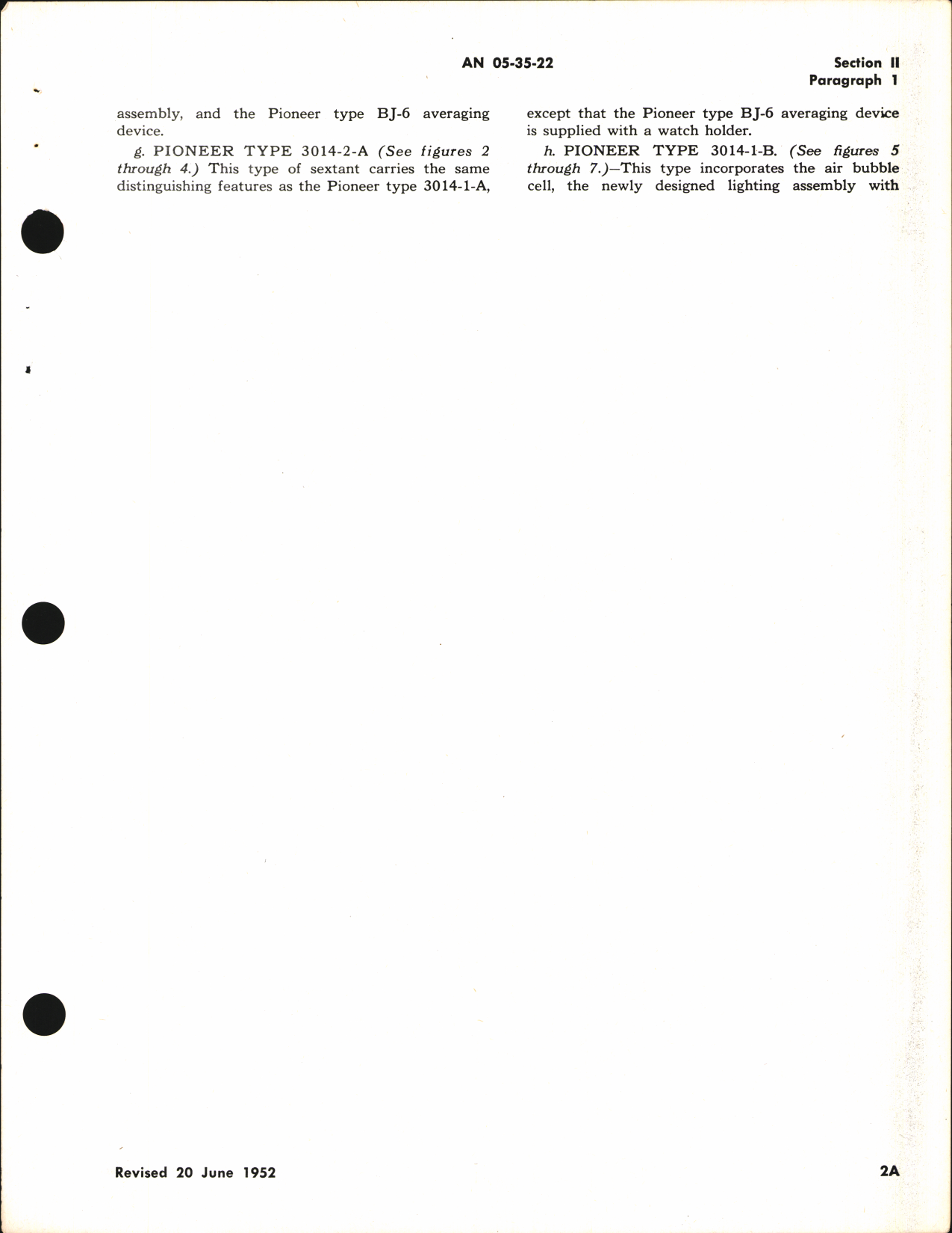 Sample page 7 from AirCorps Library document: Operation, Service, & Overhaul Instructions with Parts Catalog for AN5851-1 Aircraft Sextant