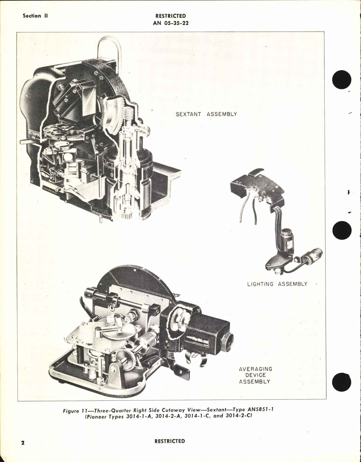 Sample page 6 from AirCorps Library document: Operation, Service, & Overhaul Instructions with Parts Catalog for Aircraft Sextant Type AN 5851-1