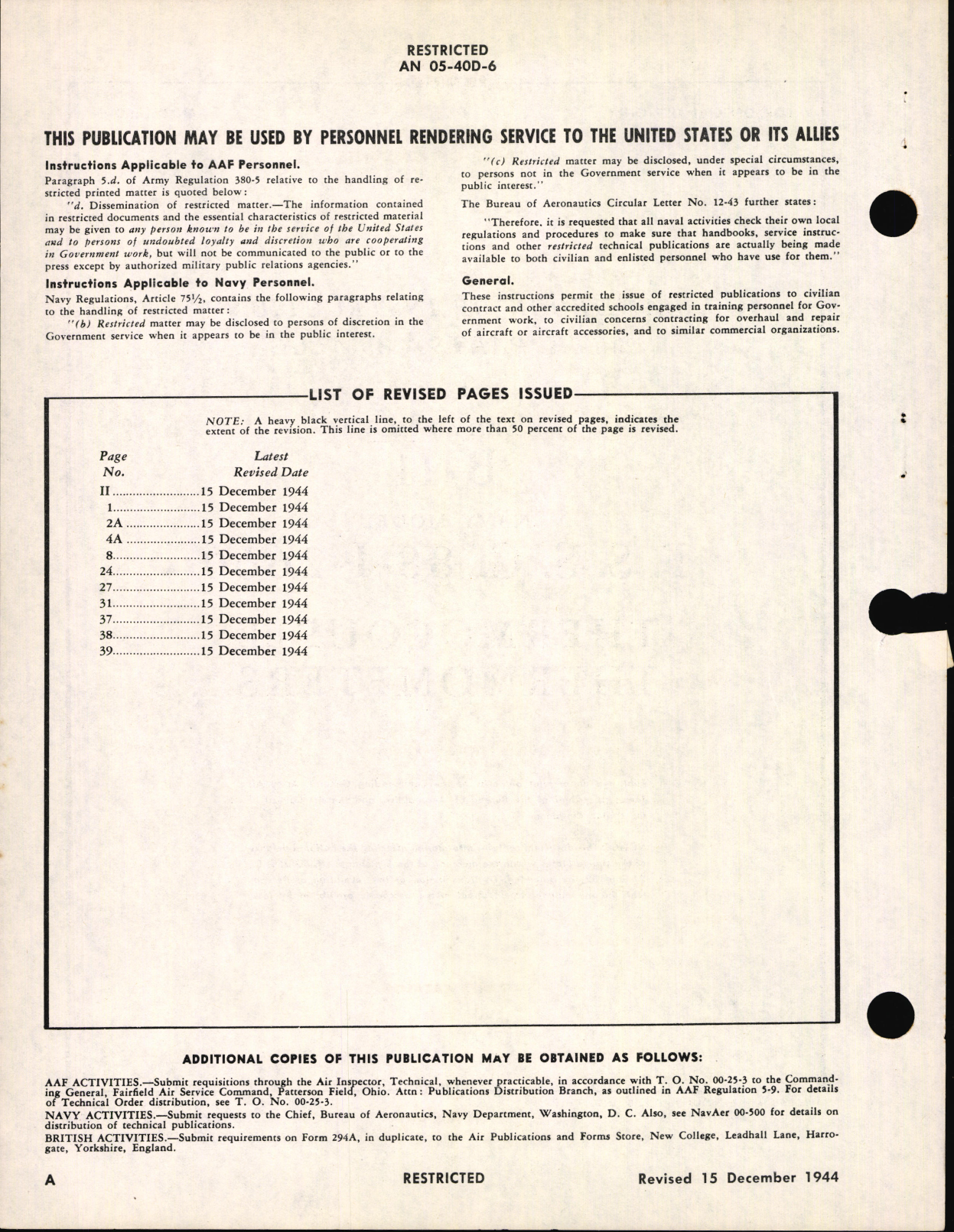 Sample page 4 from AirCorps Library document: Handbook of Instructions with Parts Catalog for Type B-11 and F.S.S.C. 88-I-2660 Thermocouple Thermometers
