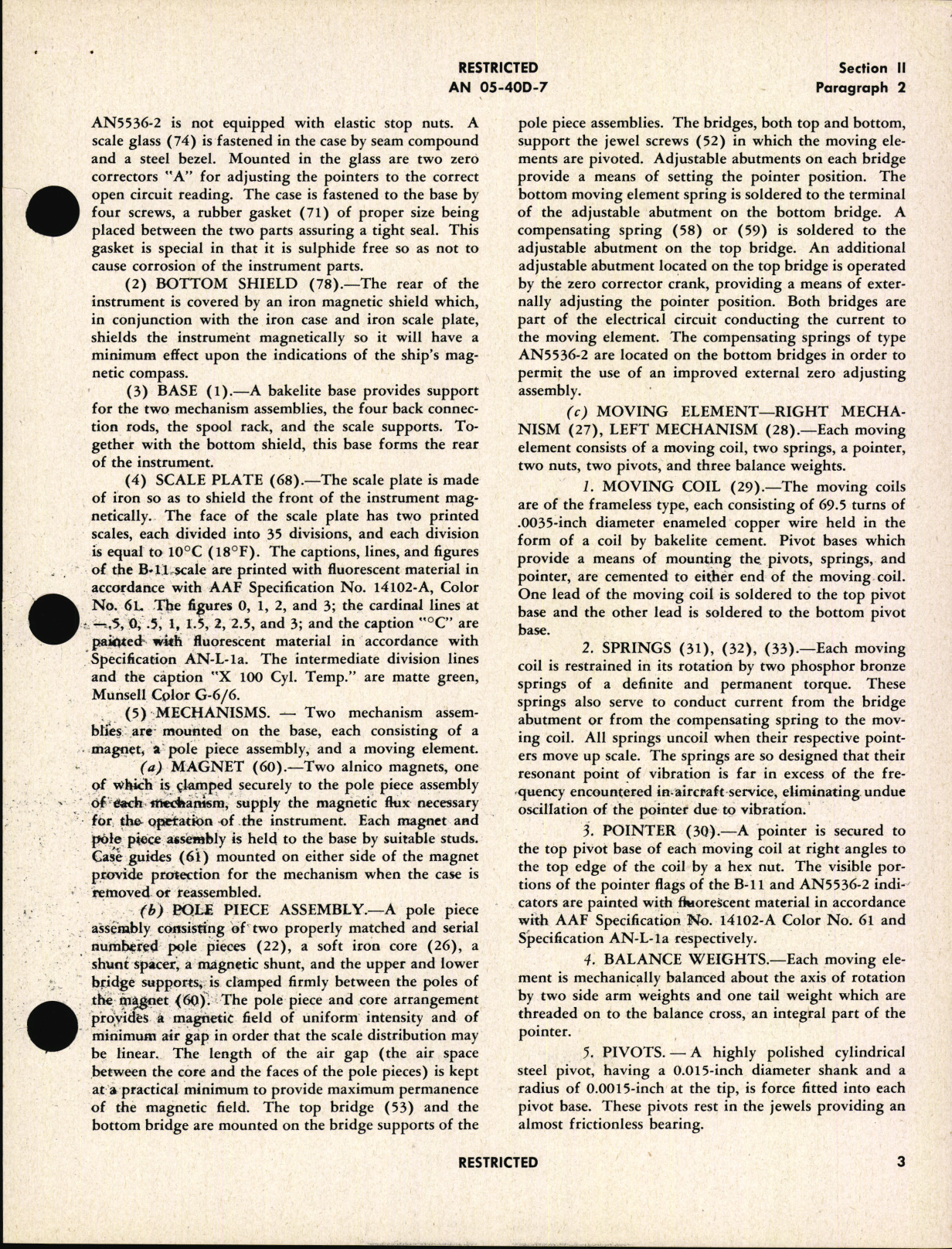 Sample page 7 from AirCorps Library document: Handbook of Instructions with Parts Catalog for Thermocouple Thermometers