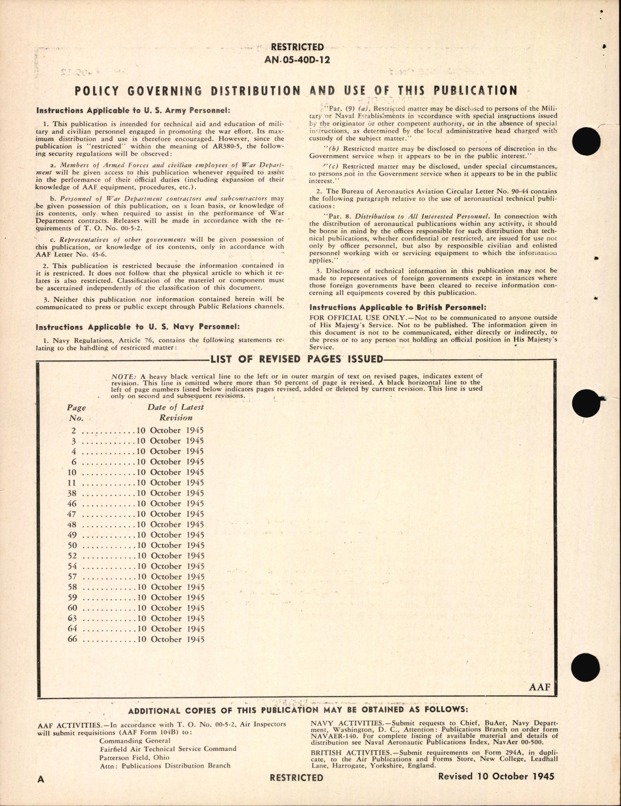 Sample page 6 from AirCorps Library document: Overhaul Instructions with Parts Catalog for Temperature Indicators Types A-1 and A-2