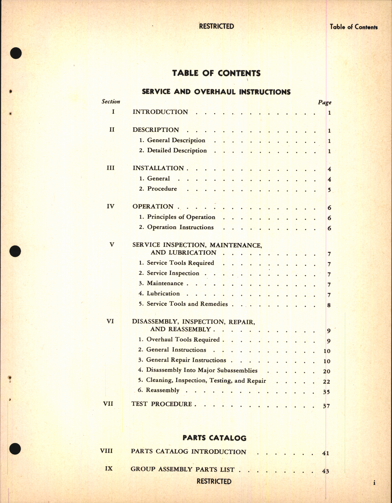 Sample page 5 from AirCorps Library document: Handbook of Instructions with Parts Catalog for Directional Gyro Indicator AN 5735-1, JH 5500 and JH 5500-A