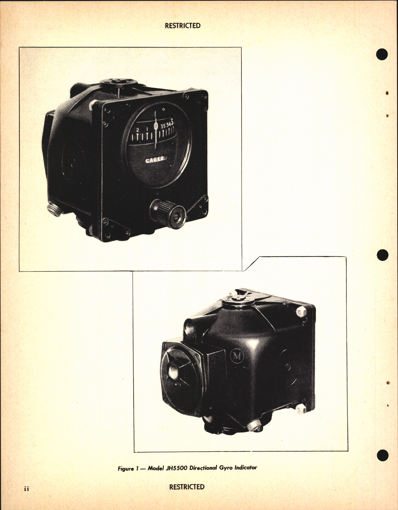 Sample page 6 from AirCorps Library document: Handbook of Instructions with Parts Catalog for Directional Gyro Indicator AN 5735-1, JH 5500 and JH 5500-A