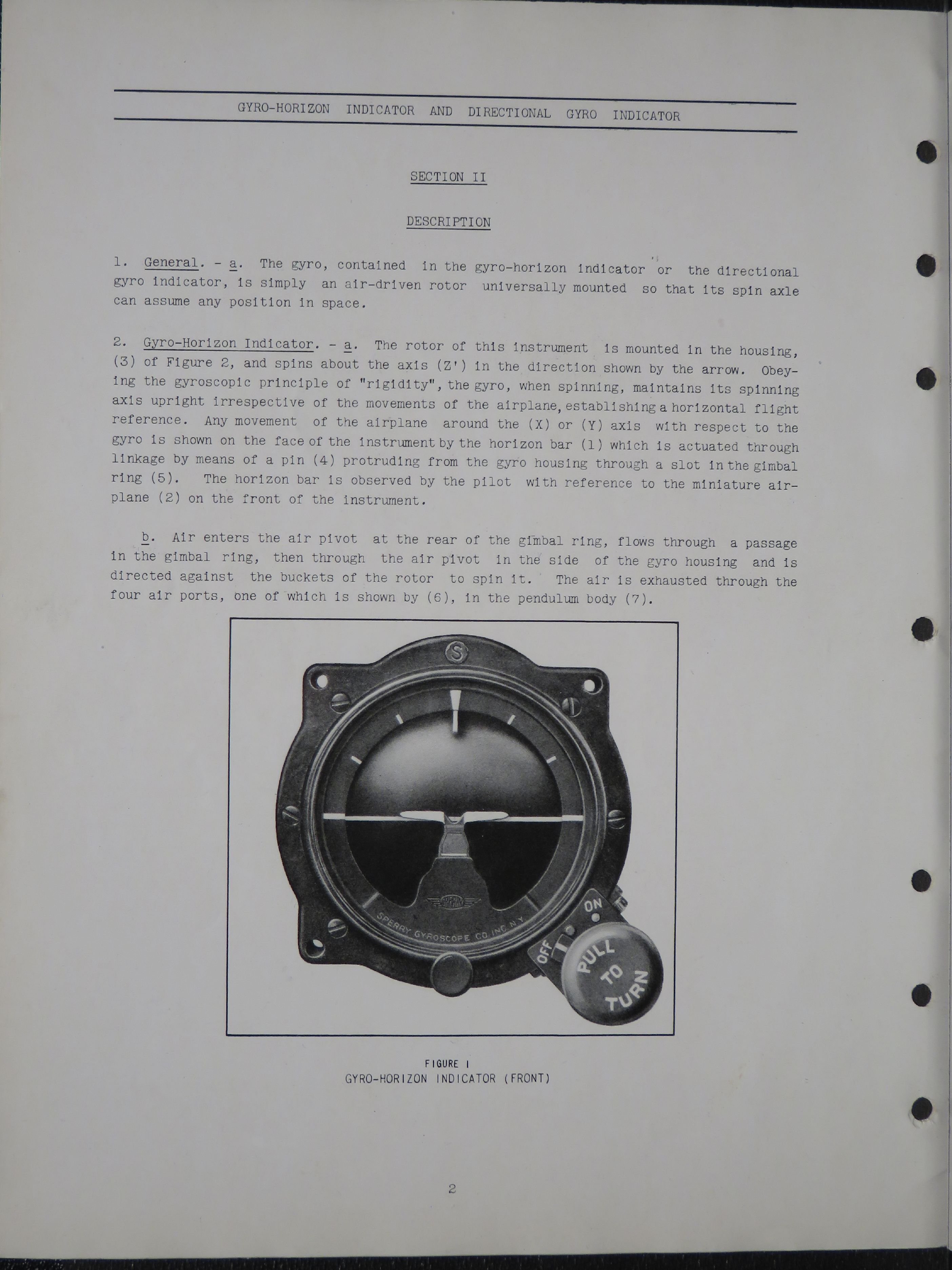 Sample page 6 from AirCorps Library document: Gyro-Horizon Indicator and Directional Gyro Indicator