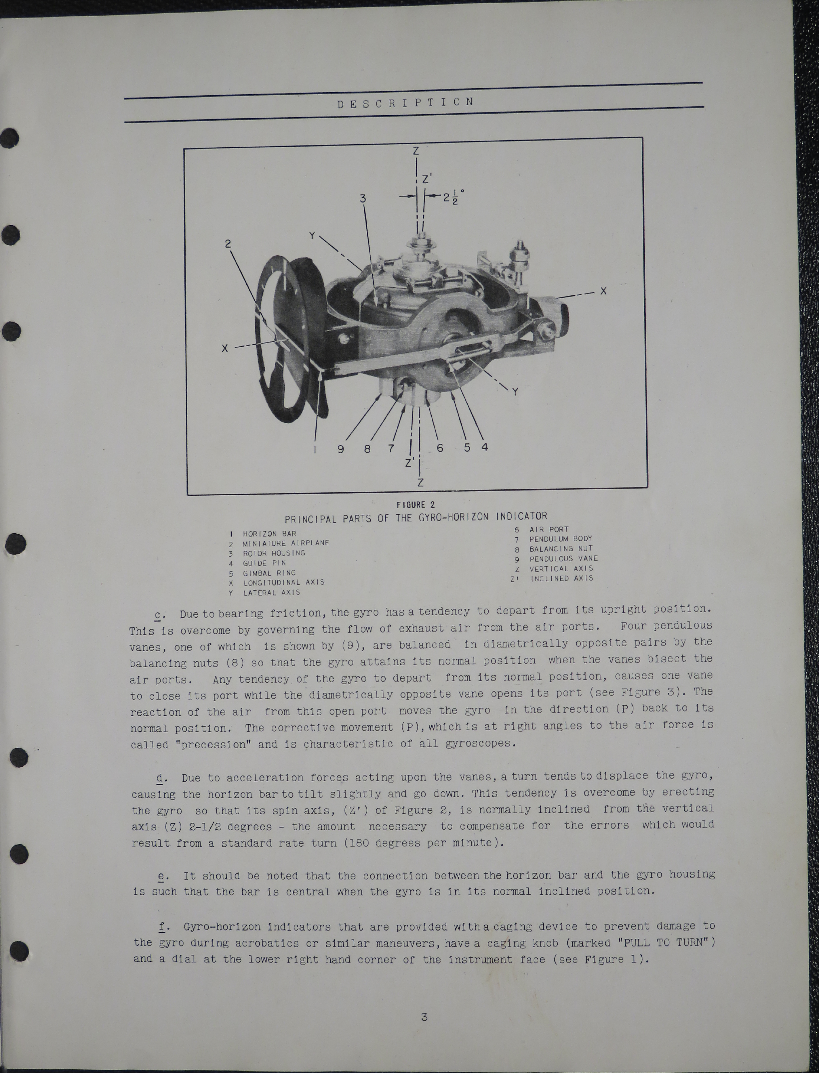 Sample page 7 from AirCorps Library document: Gyro-Horizon Indicator and Directional Gyro Indicator