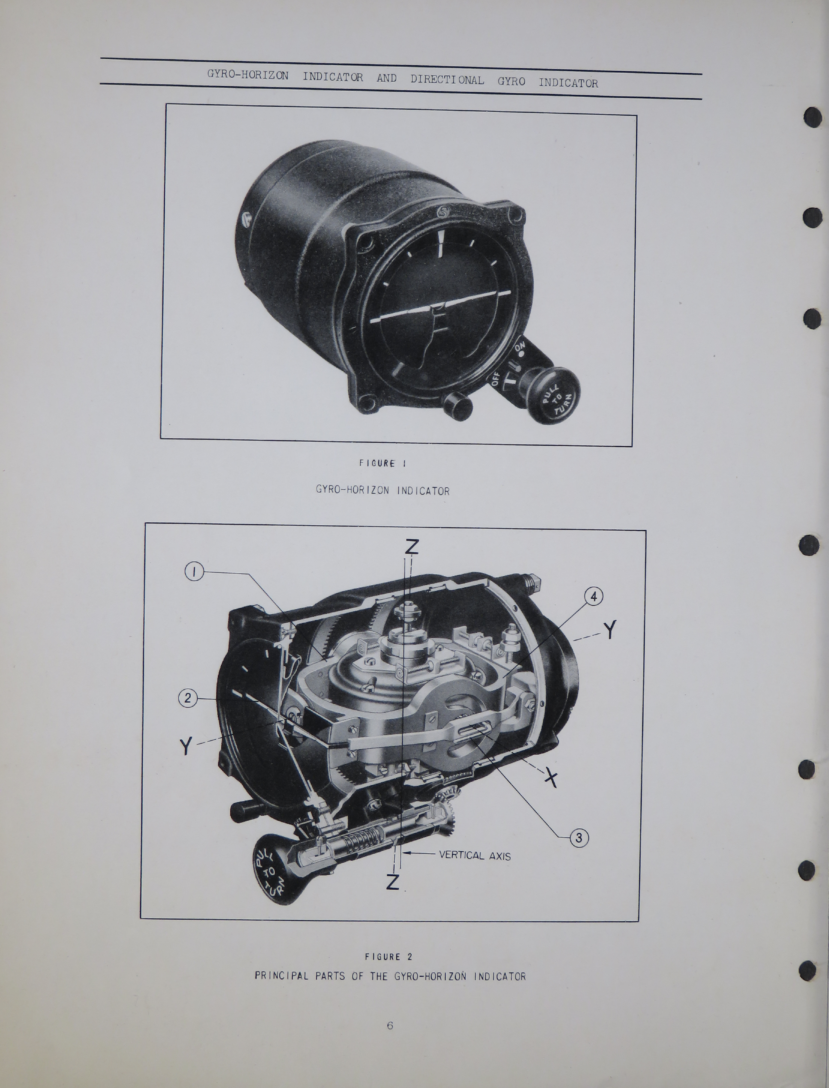 Sample page 6 from AirCorps Library document: Gyro-Horizon Indicator and Directional Gyro Indicator