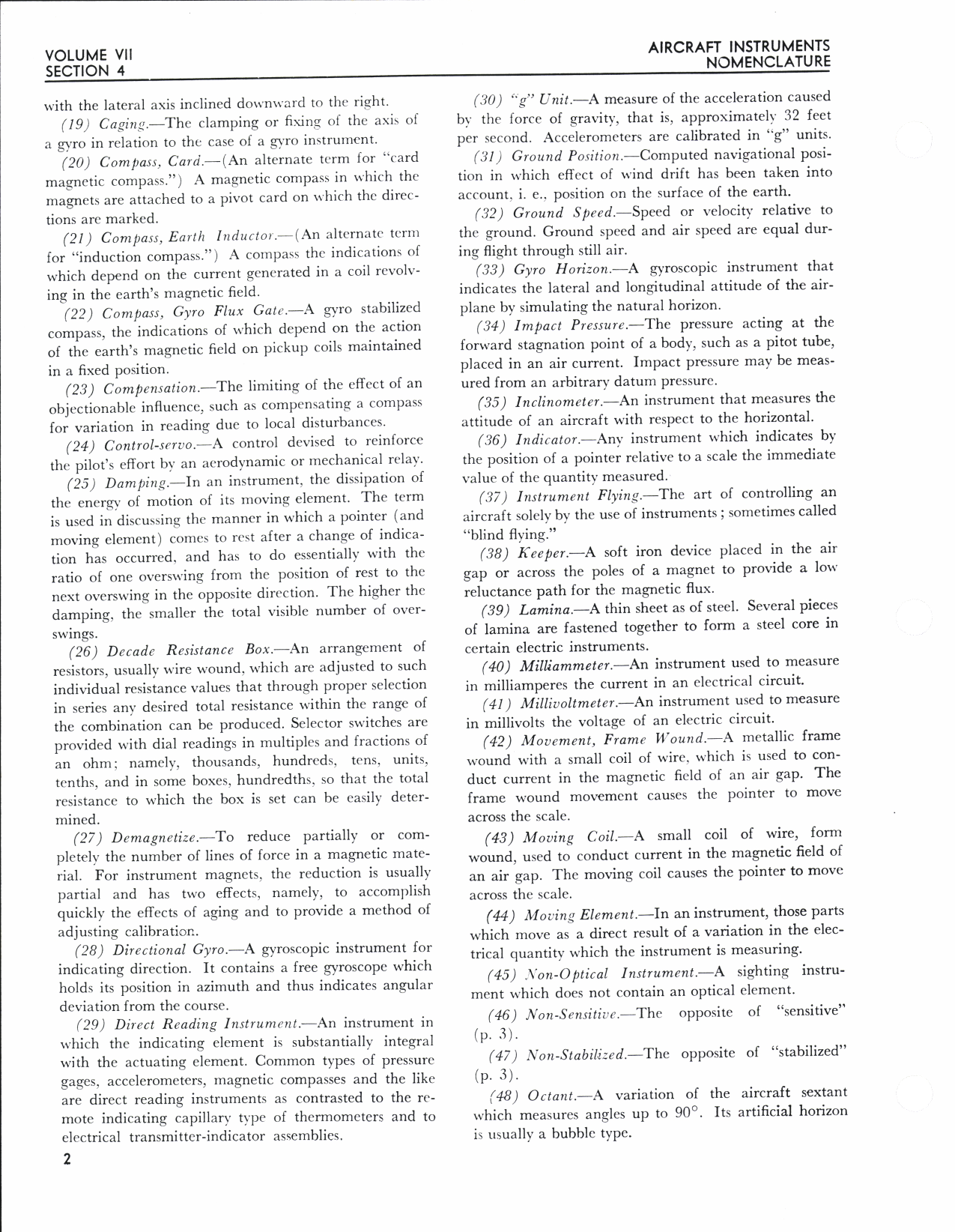 Sample page 8 from AirCorps Library document: Aeronautical Technical Inspection Manual - Aircraft Instruments