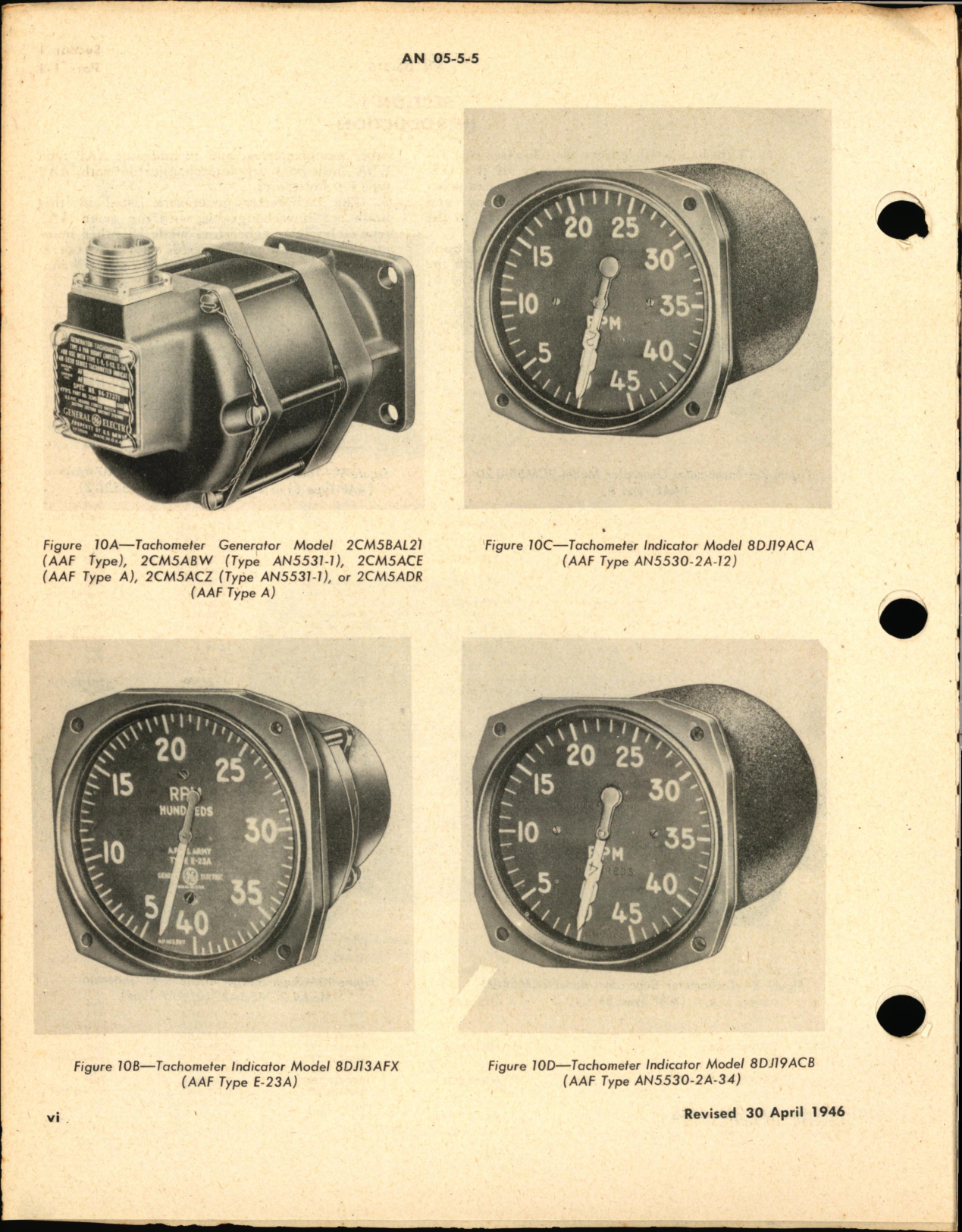 Sample page 6 from AirCorps Library document: Overhaul Instructions for Electric Tachometers