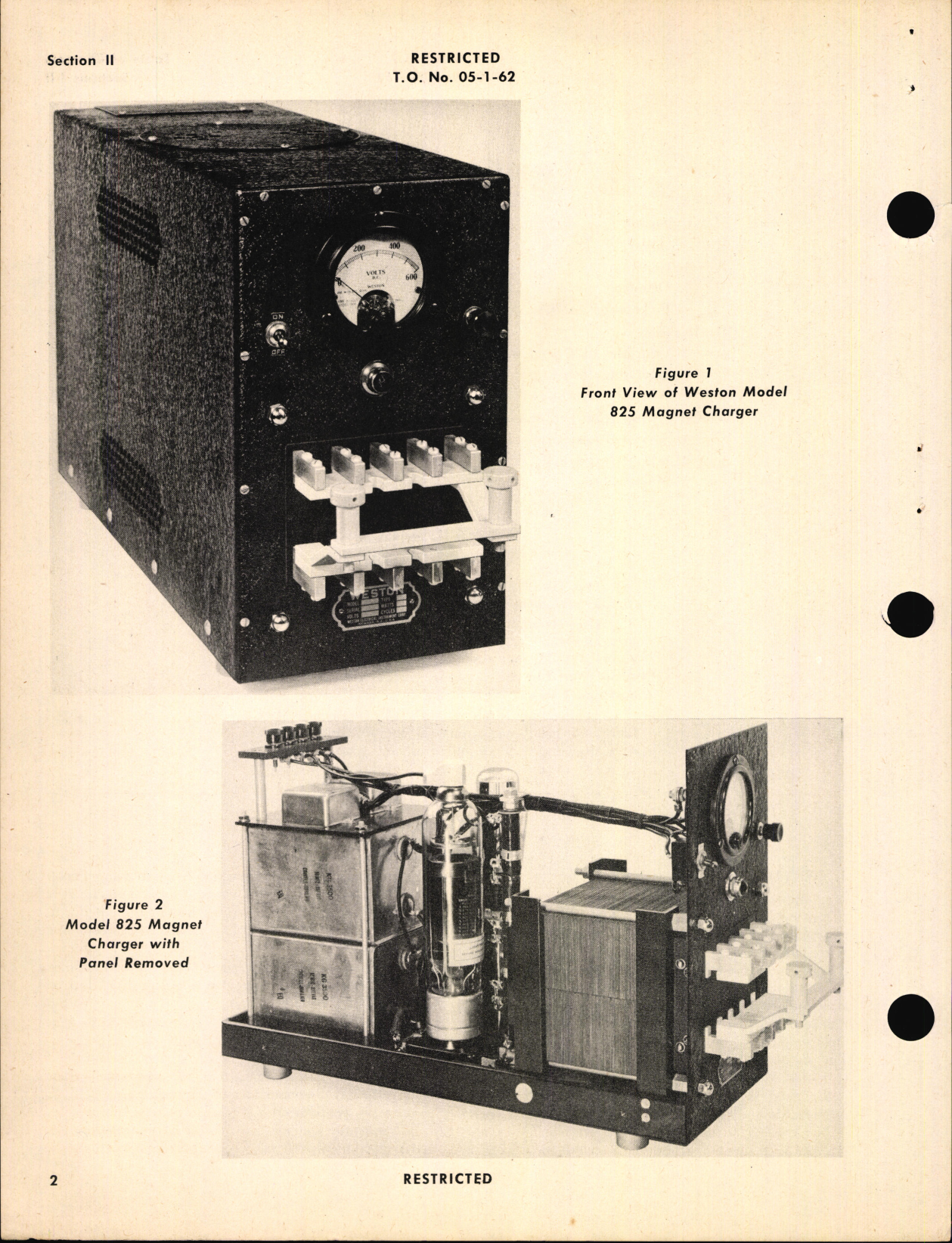 Sample page 8 from AirCorps Library document: Operation and Service Instructions for Model 825 Magnet Charger