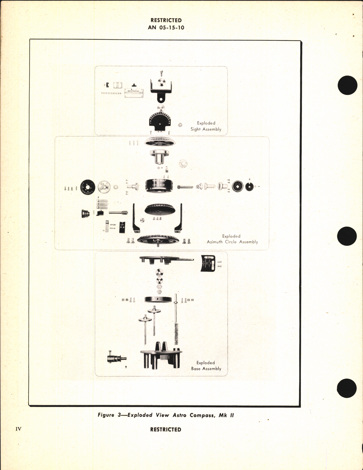 Sample page 8 from AirCorps Library document: Handbook of Instructions with Parts Catalog for Mark II Astro Compass