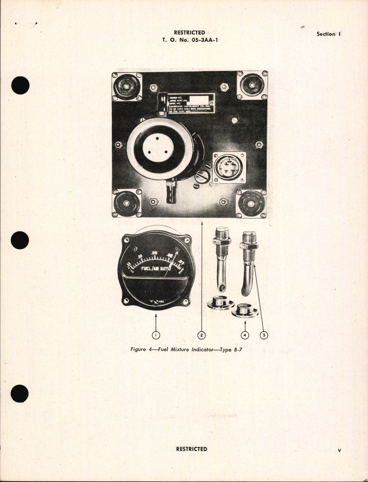 Sample page 7 from AirCorps Library document: Handbook of Instructions with Parts Catalog for Fuel Mixture Indicators
