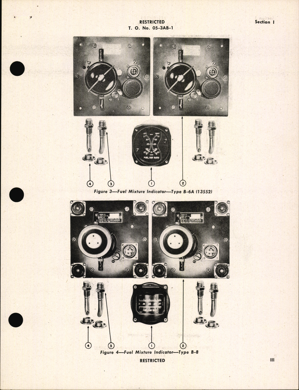 Sample page 5 from AirCorps Library document: Handbook of Instructions with Parts Catalog for Fuel Mixture Indicators