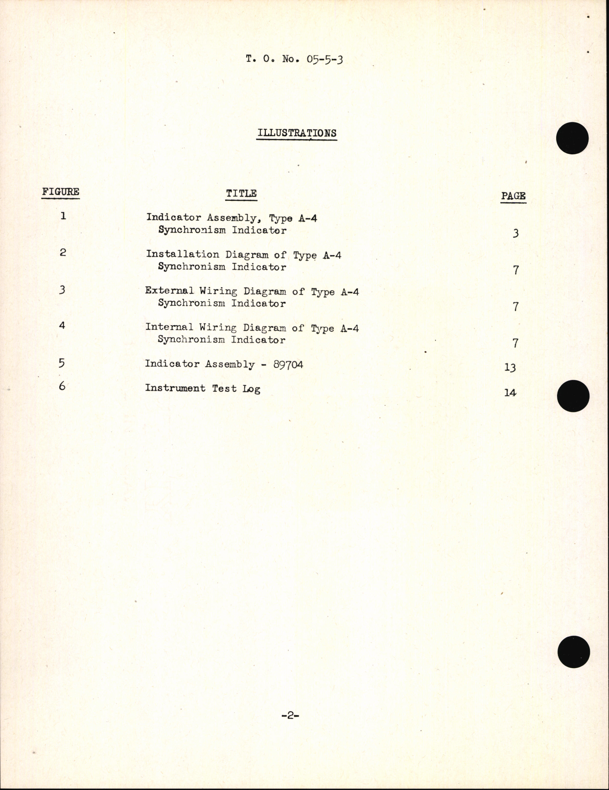 Sample page 6 from AirCorps Library document: Handbook of Instructions with Parts Catalog for Type A-4 Synchronism Indicator