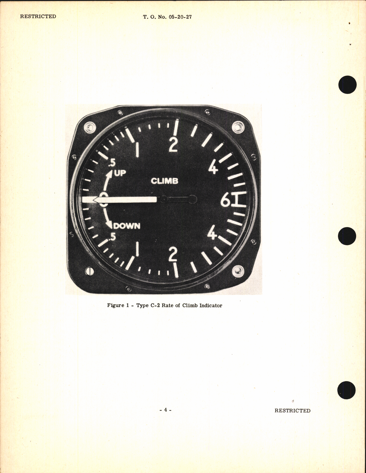 Sample page 6 from AirCorps Library document: Handbook of Instructions with Parts Catalog for Type C-2 Rate of Climb Indicator