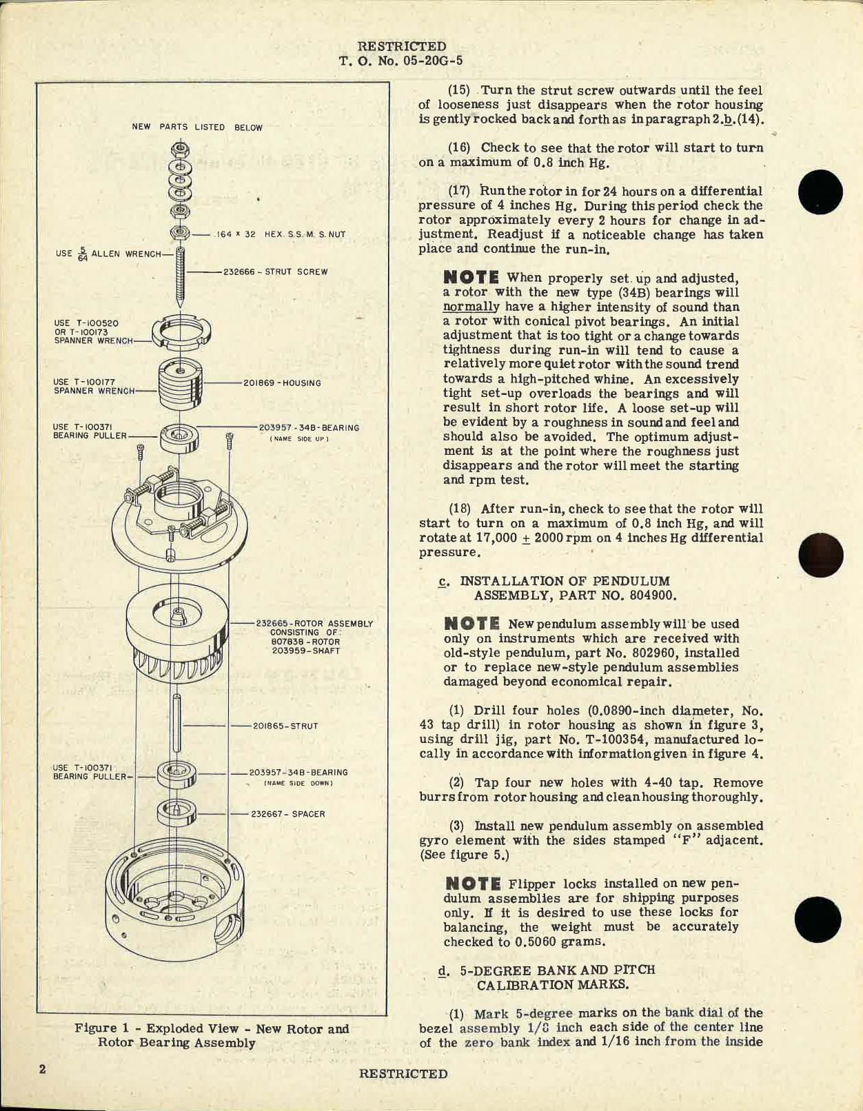 Sample page 2 from AirCorps Library document: Modification of Gyro Horizon Indicator Type AN5736