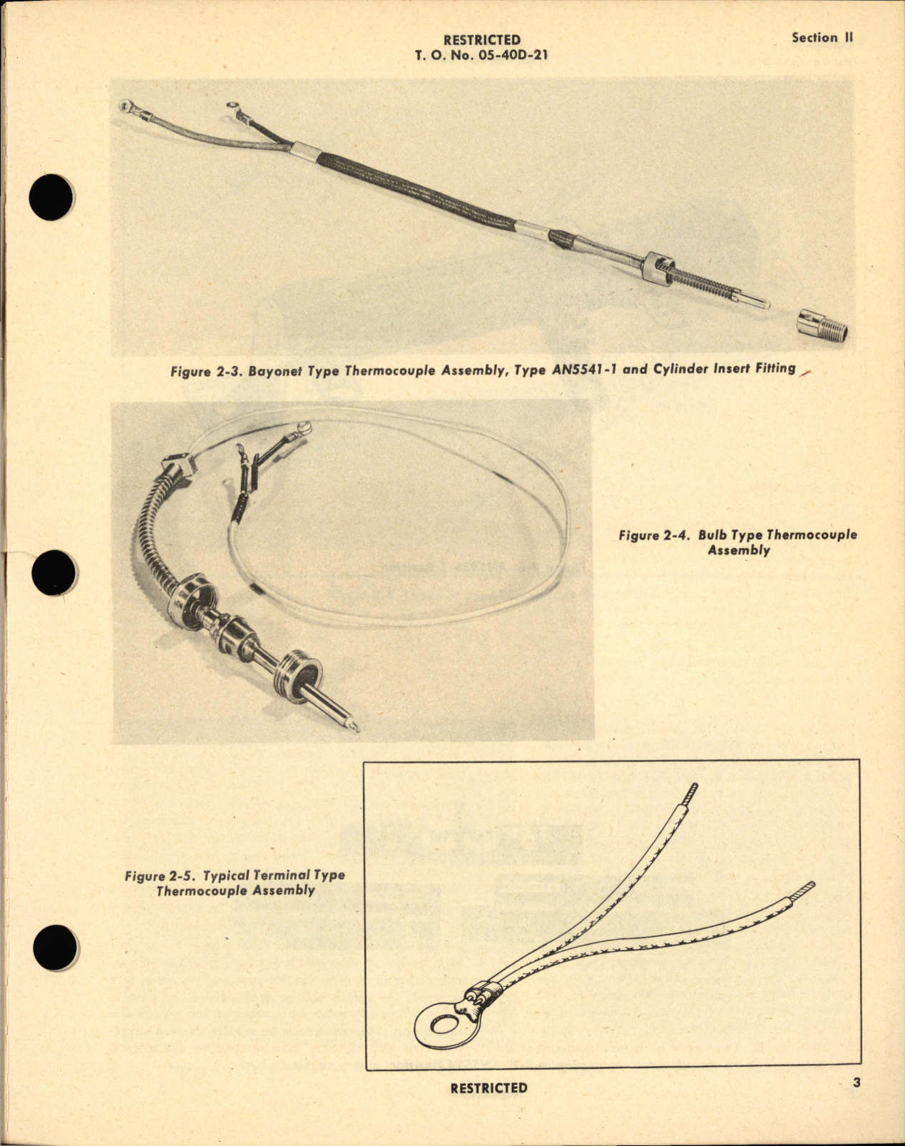 Sample page 7 from AirCorps Library document: Operation and Service Instructions for Thermocouple Leads and Indicators