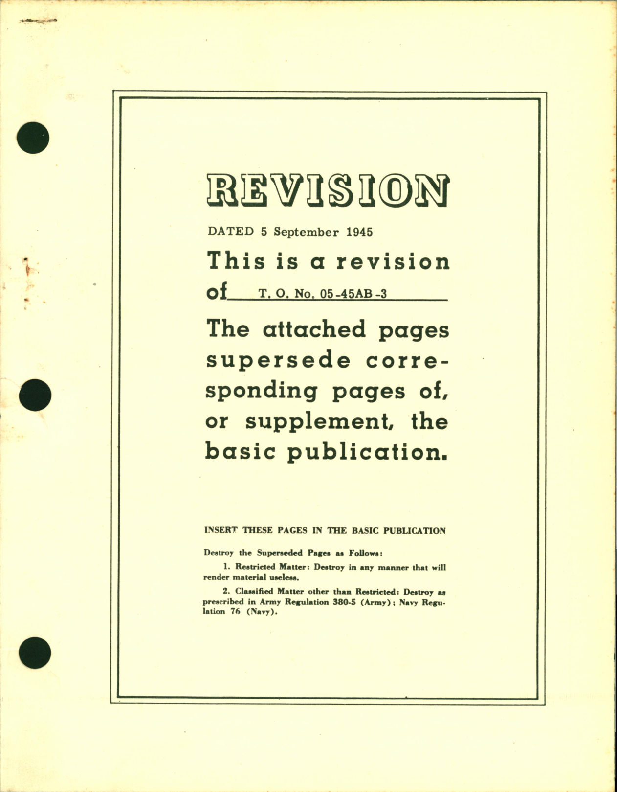 Sample page 1 from AirCorps Library document: Overhaul Instructions for Automatic Pilot Type A-3