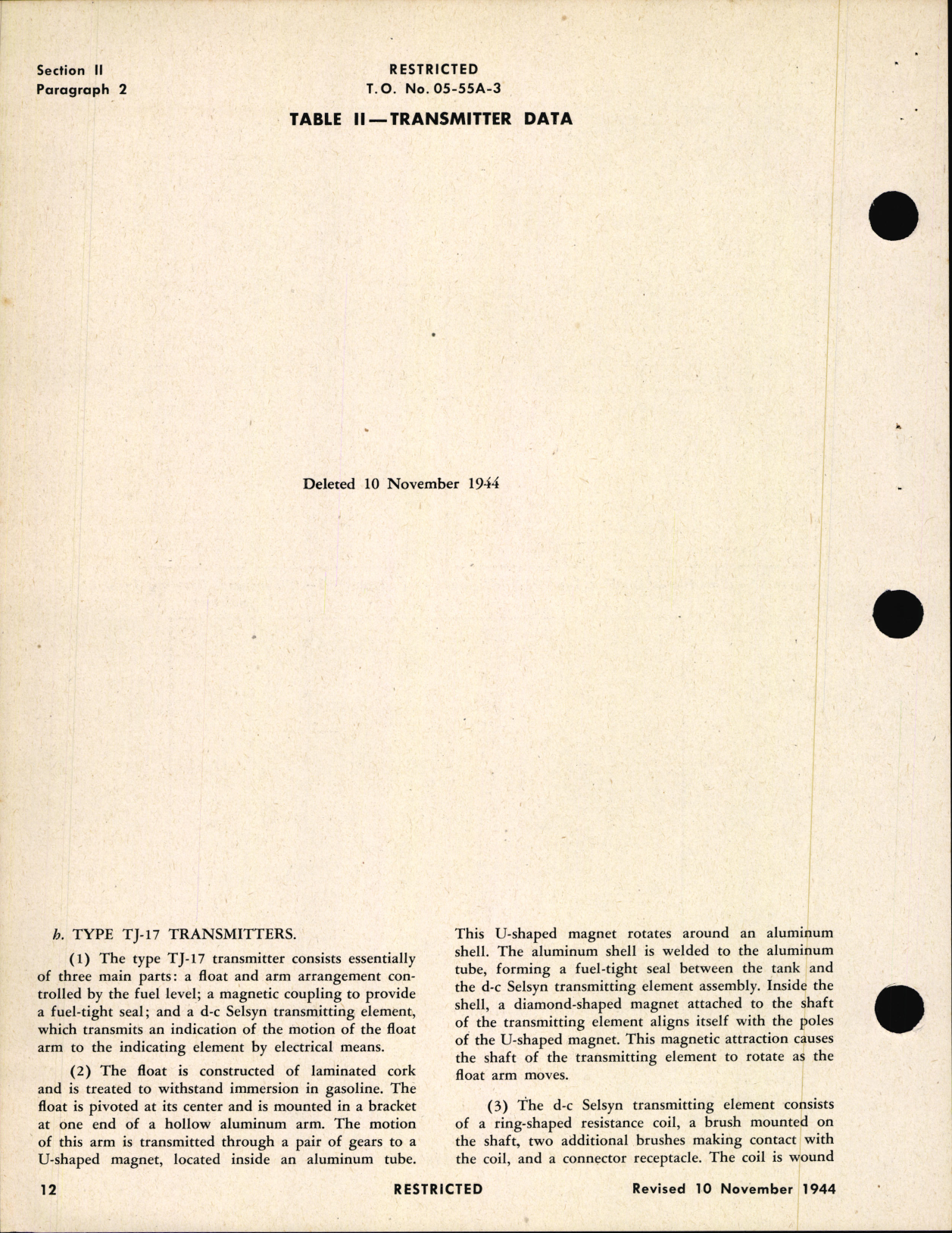 Sample page 6 from AirCorps Library document: Handbook of Instructions with Parts Catalog for D-C Selsyn Fuel Level Gages