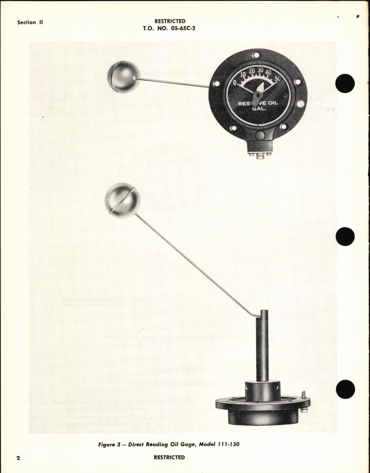 Sample page 6 from AirCorps Library document: Operation, Service, & Overhaul Inst w/ Parts Catalog for Direct Reading Fuel and Oil Gages