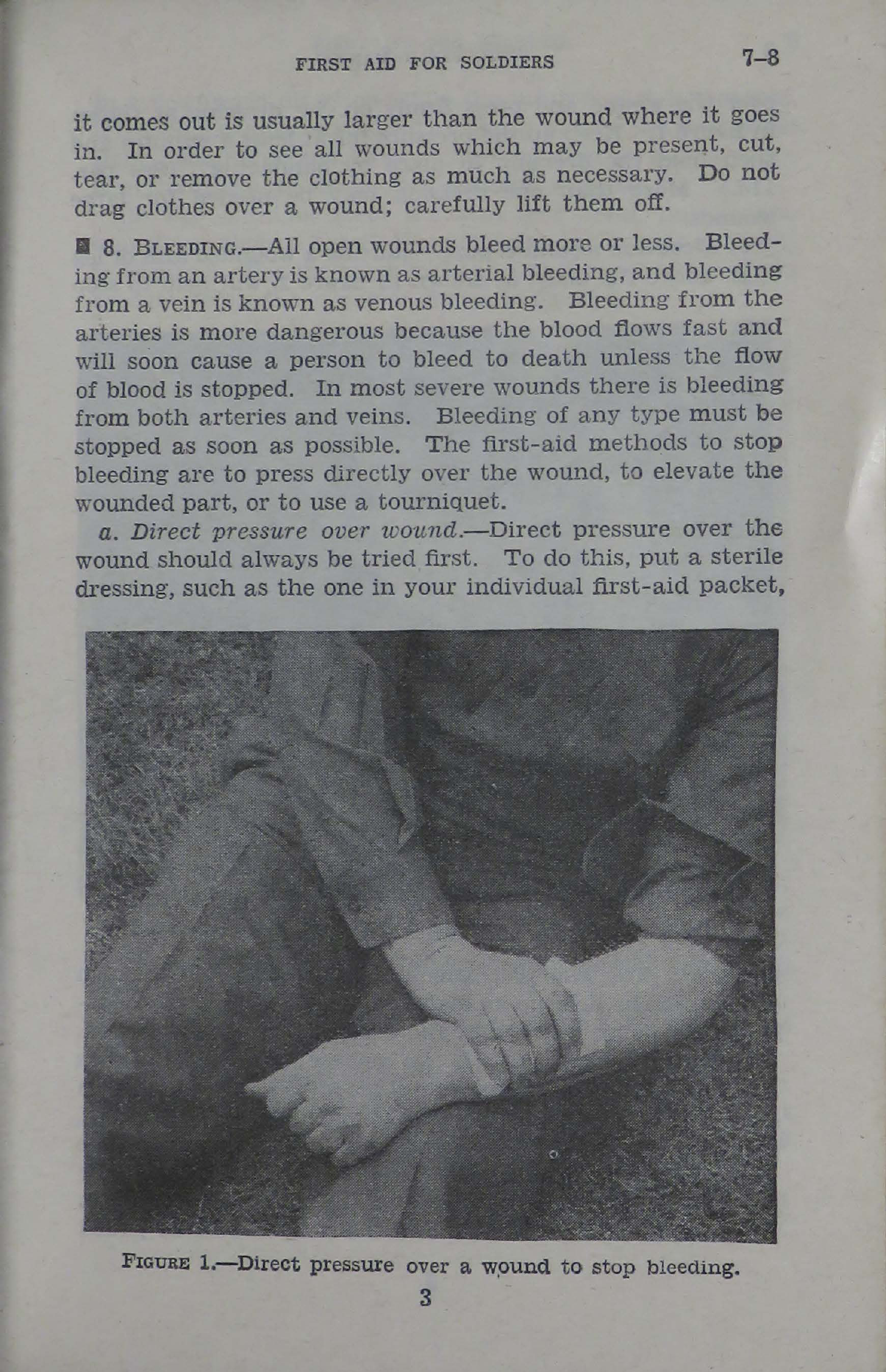 Sample page 9 from AirCorps Library document: First Aid for Soldiers