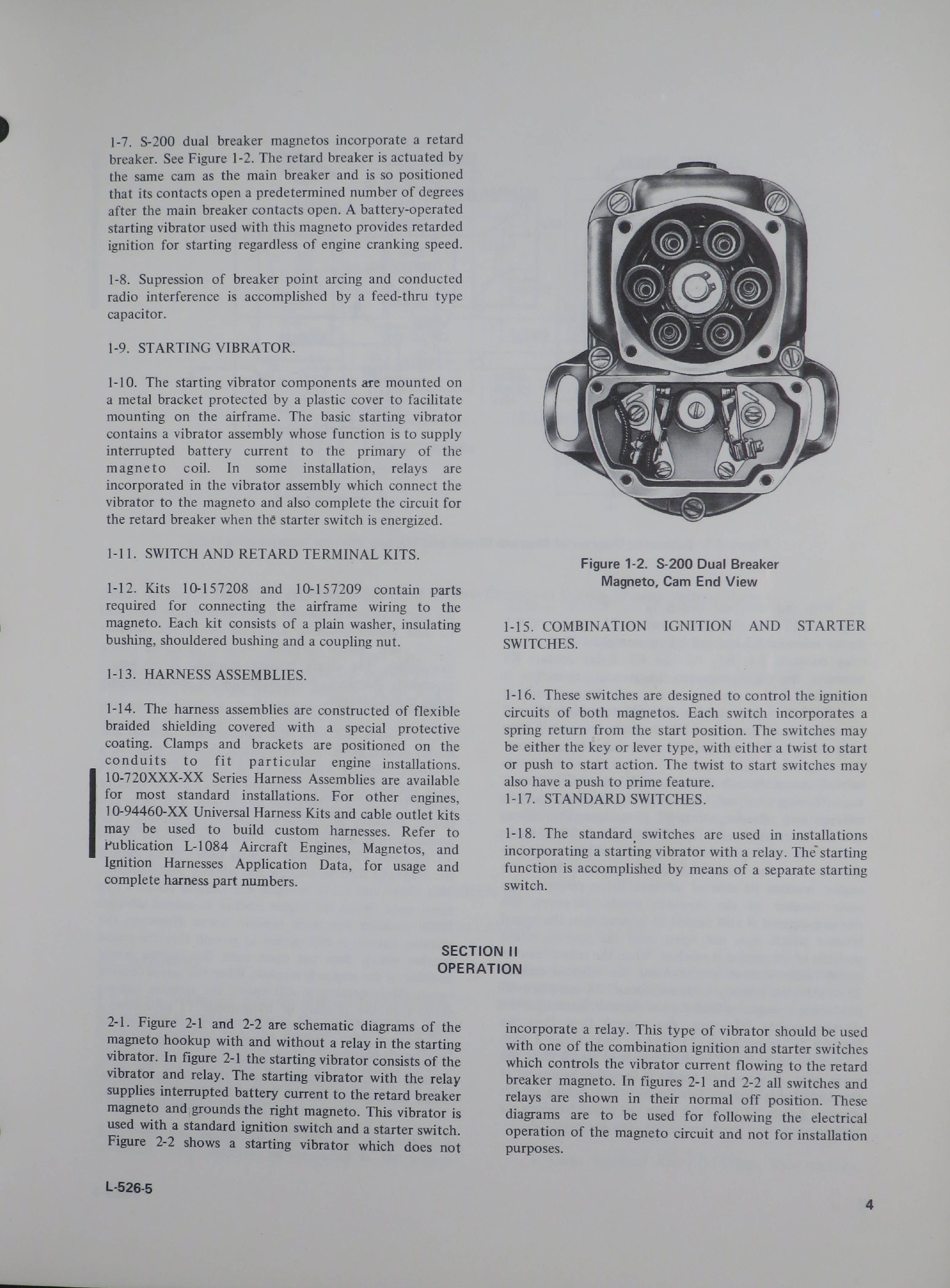Sample page 5 from AirCorps Library document: Installation and Maintenance Instructions for Bendix S-200 Series Magnetos - High Tension Aircraft and Associated Components