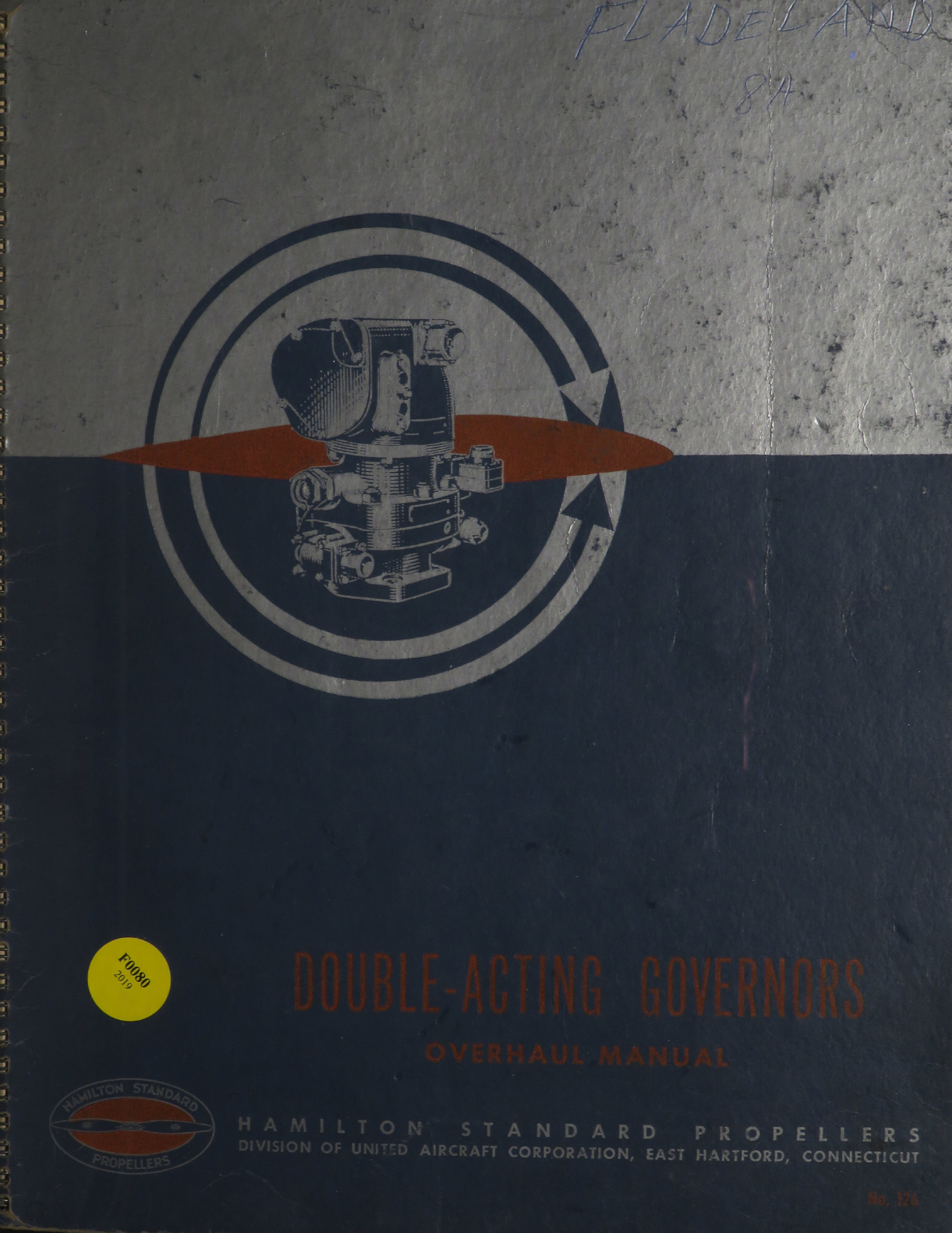Sample page 1 from AirCorps Library document: Overhaul Manual for Double-Acting Governors