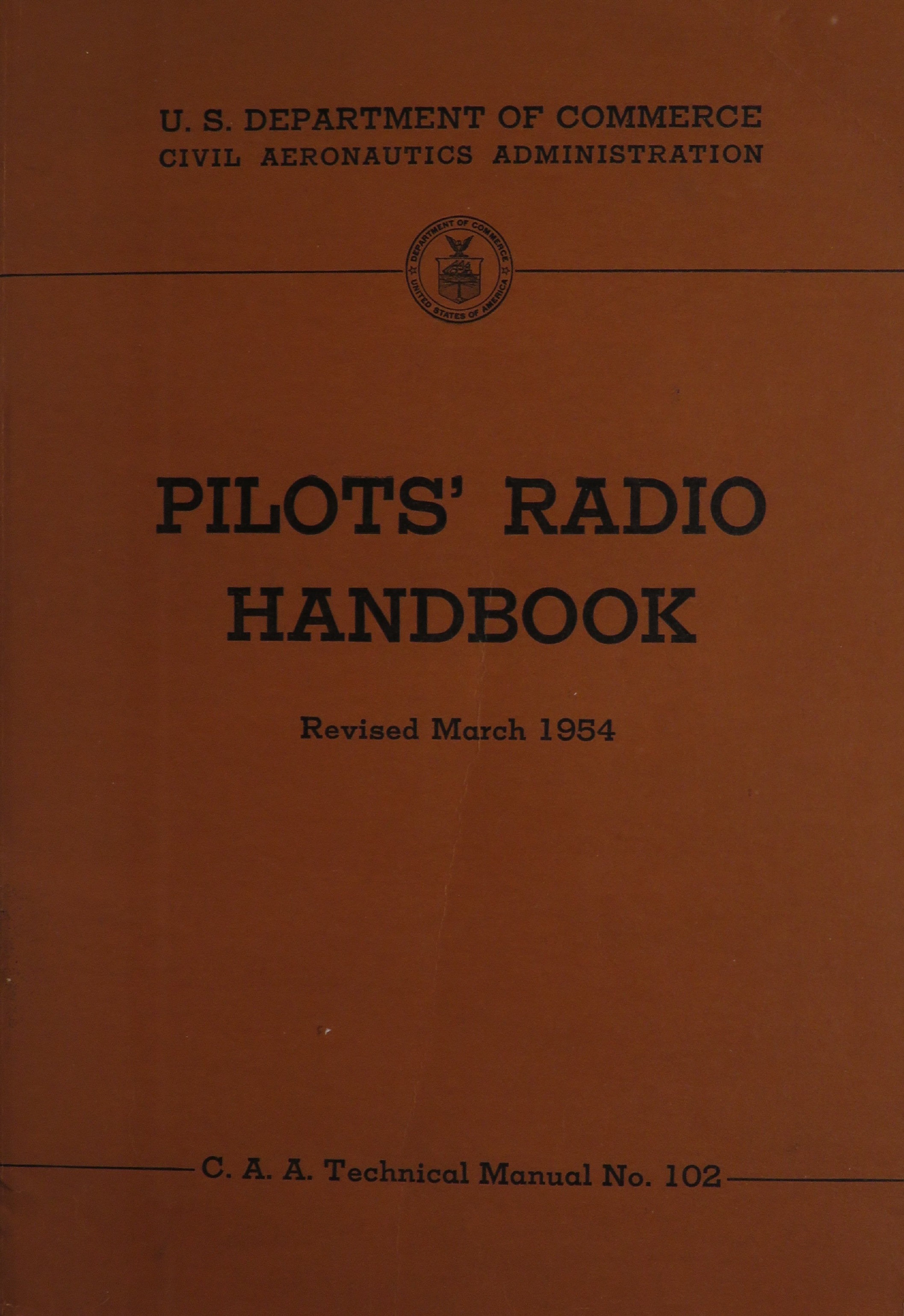 Sample page 1 from AirCorps Library document: Pilot's Radio Handbook