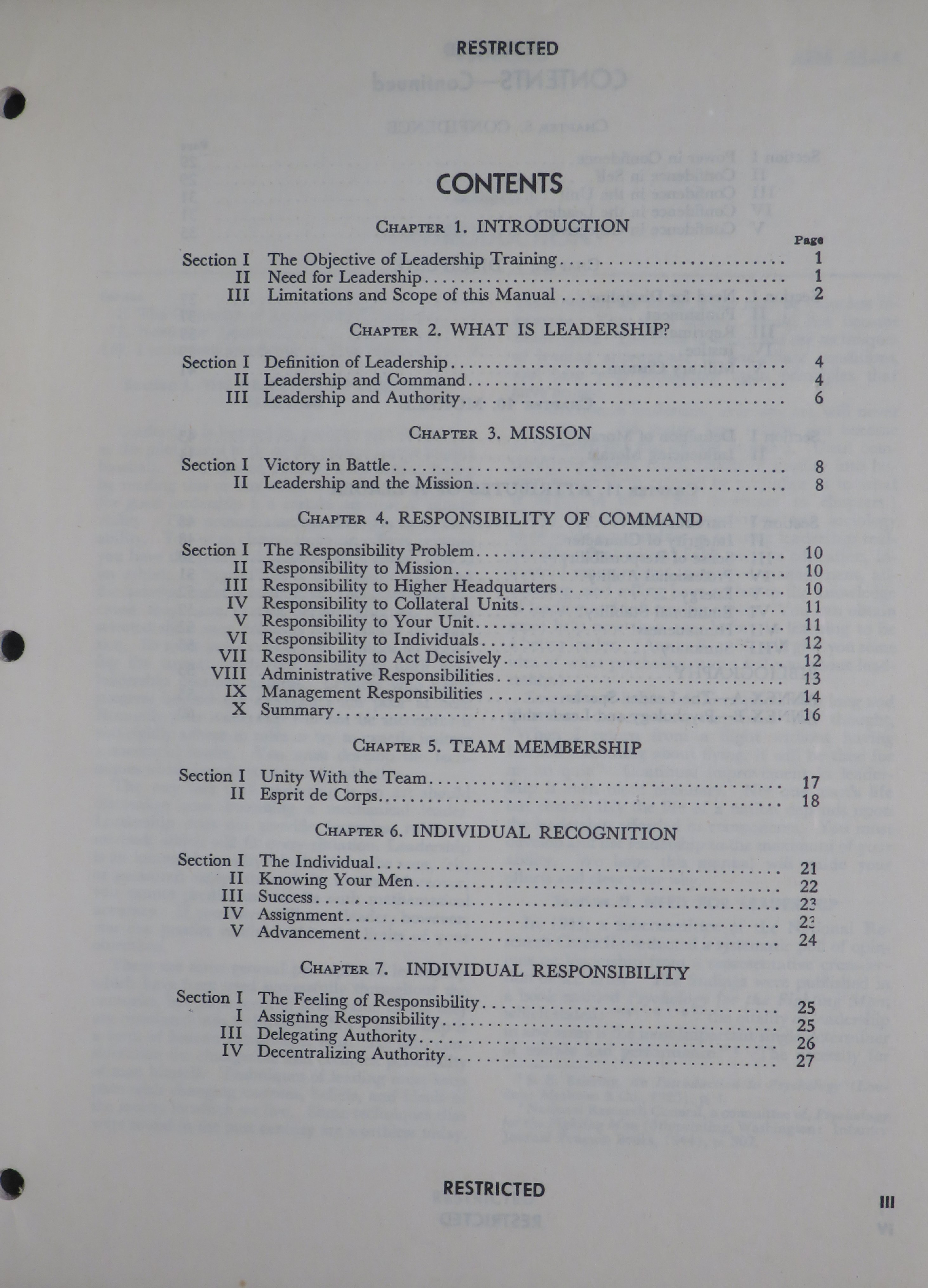 Sample page 5 from AirCorps Library document: Air Force Leadership