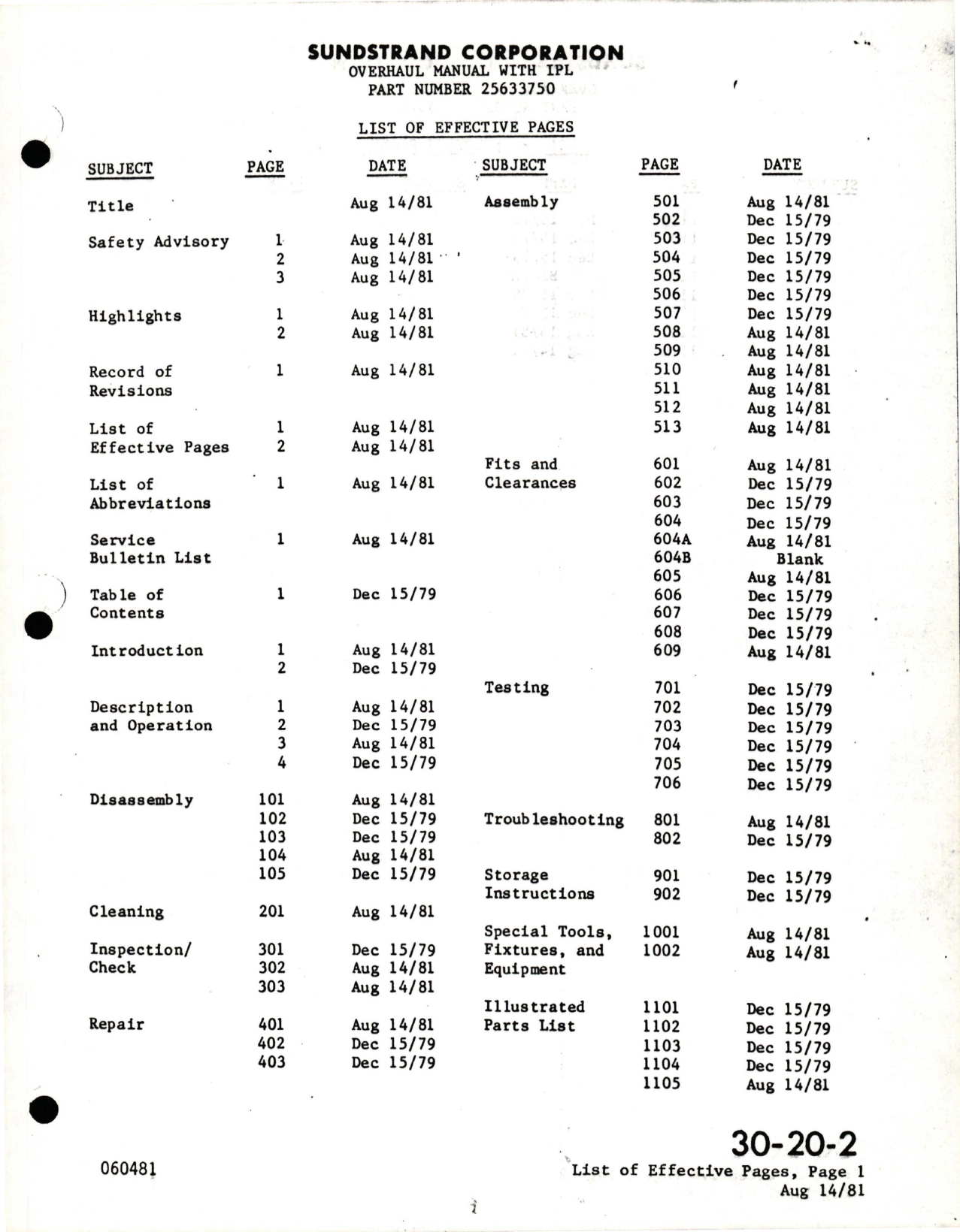 Sample page 9 from AirCorps Library document: Overhaul Manual for Air Valve