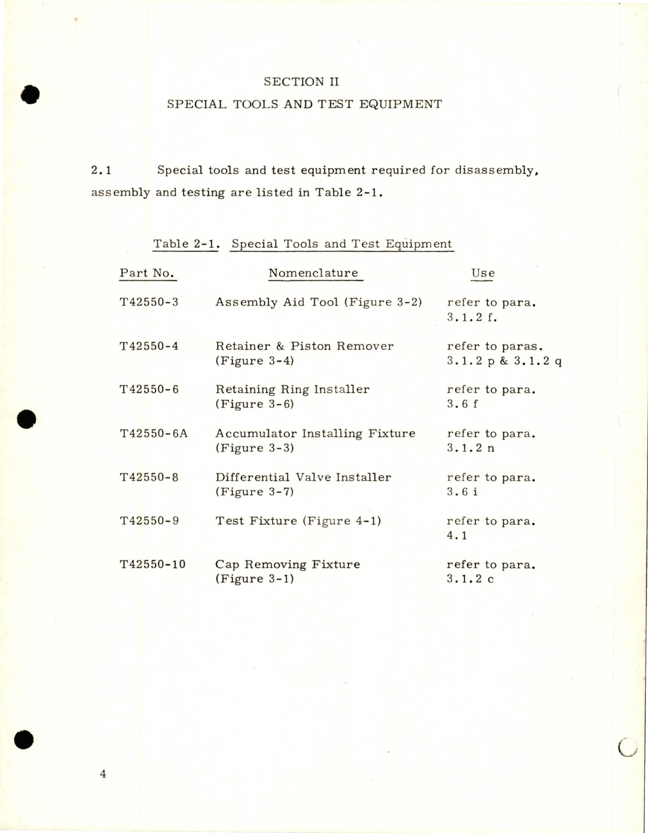 Sample page 7 from AirCorps Library document: Overhaul with Illustrated Parts Breakdown for Irreversible Hydraulic Pressurized Valve - Part 42550