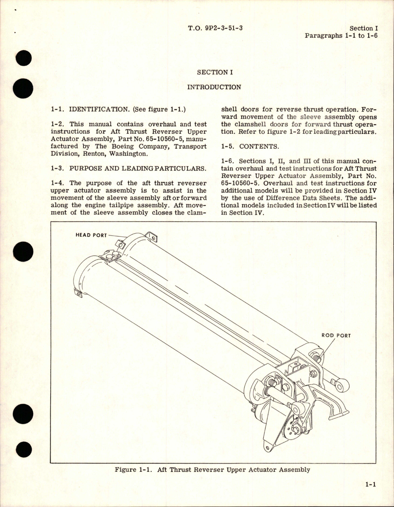 Sample page 5 from AirCorps Library document: Overhaul for AFT Thrust Reverser Upper Actuator Assembly - Part 65-10560-5