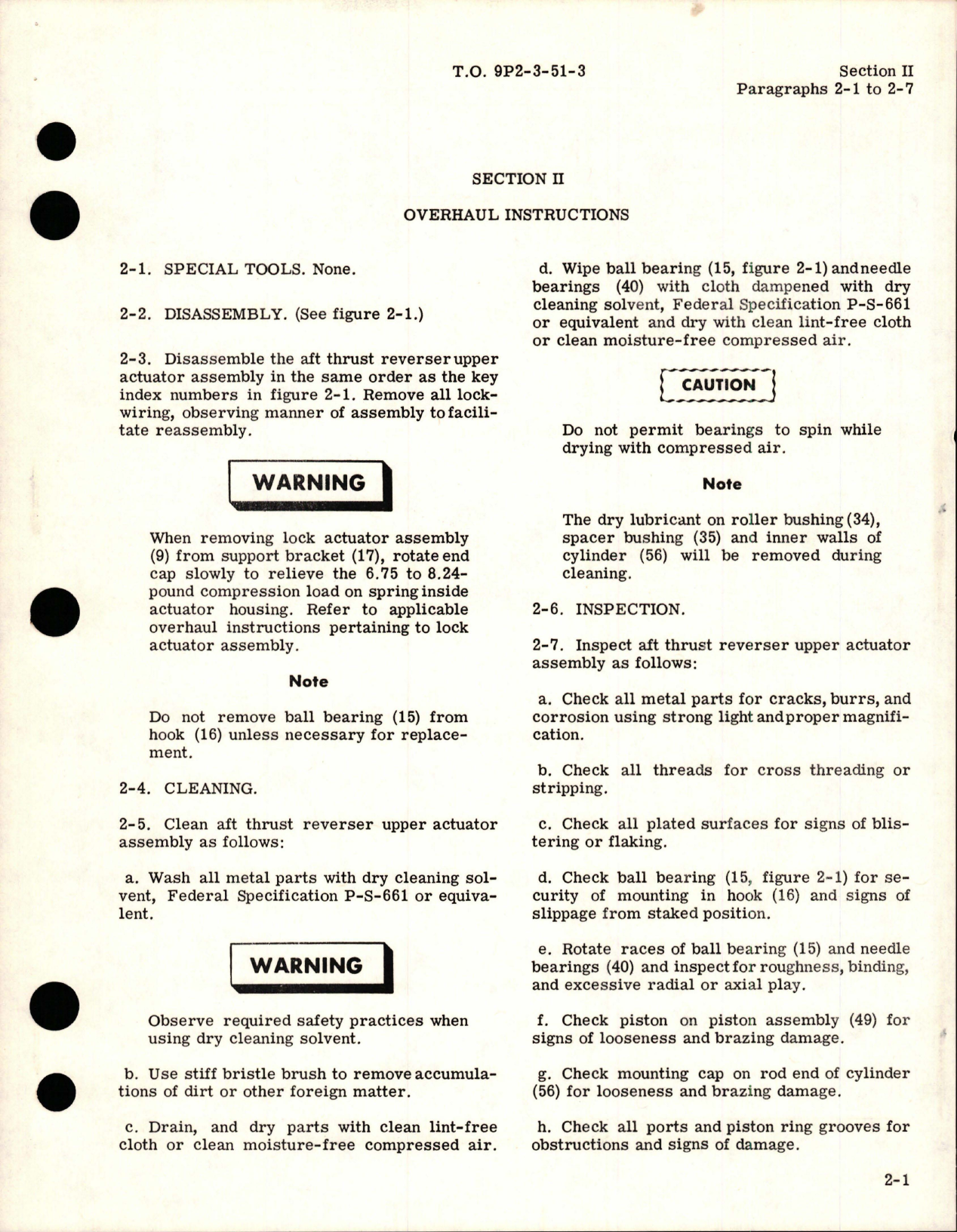 Sample page 7 from AirCorps Library document: Overhaul for AFT Thrust Reverser Upper Actuator Assembly - Part 65-10560-5
