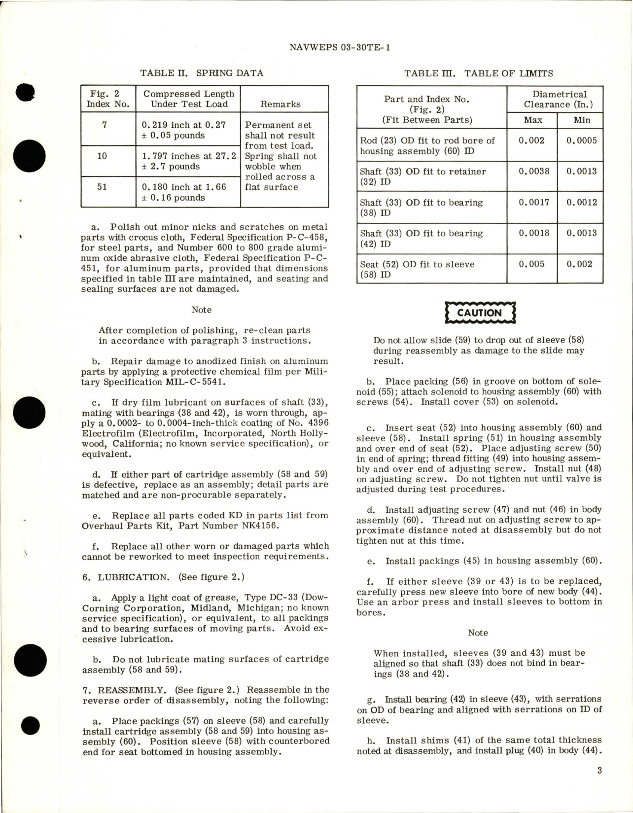Sample page 5 from AirCorps Library document: Overhaul Instructions Parts Breakdown for Two-Inch Solenoid and Pressure Actuated Pneumatic Valve - Part 41560